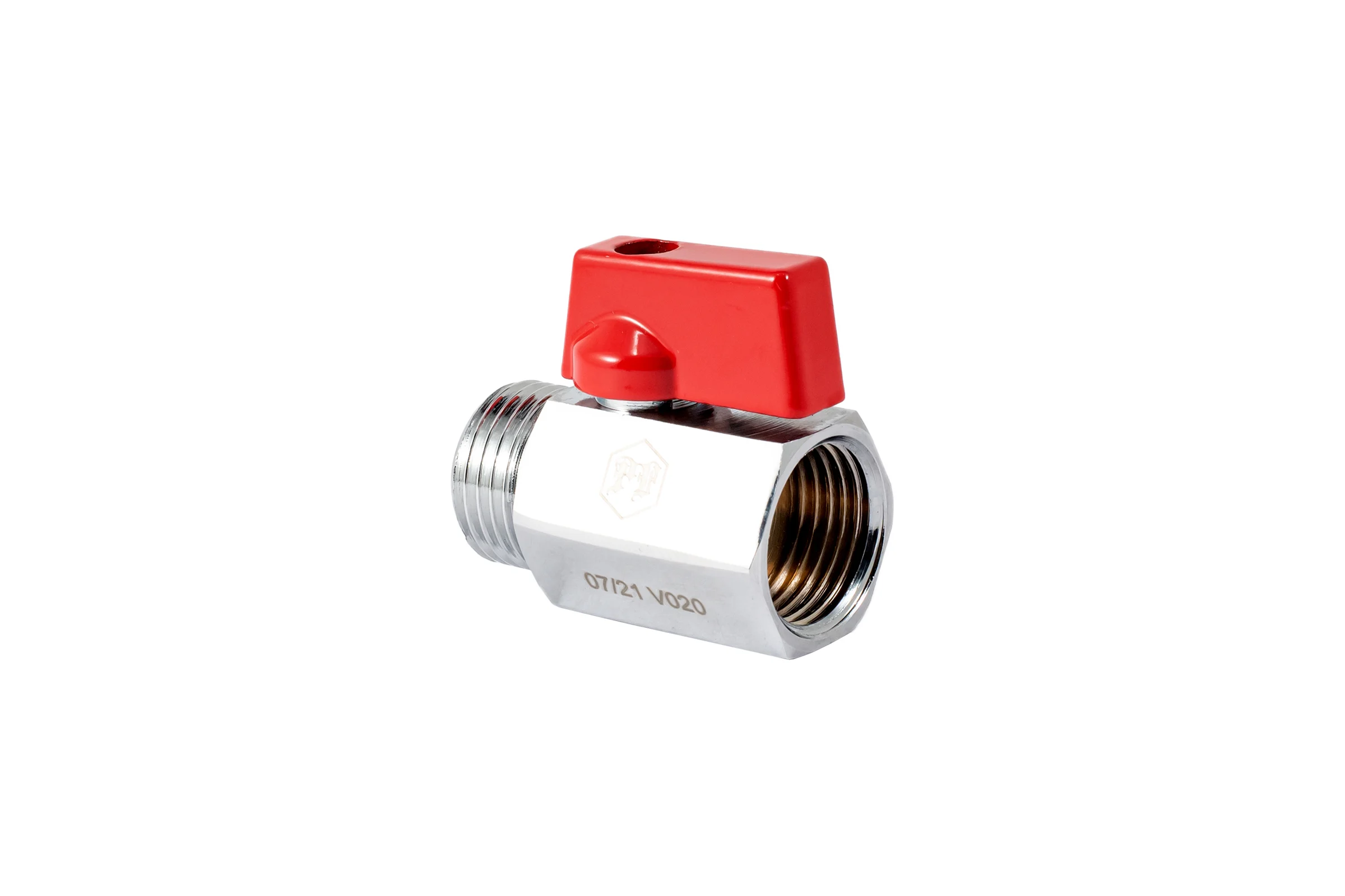 Шаровой кран PROFACTOR PF CHROME MINI для бытовой техники в/н 1/2 PF BMV 352