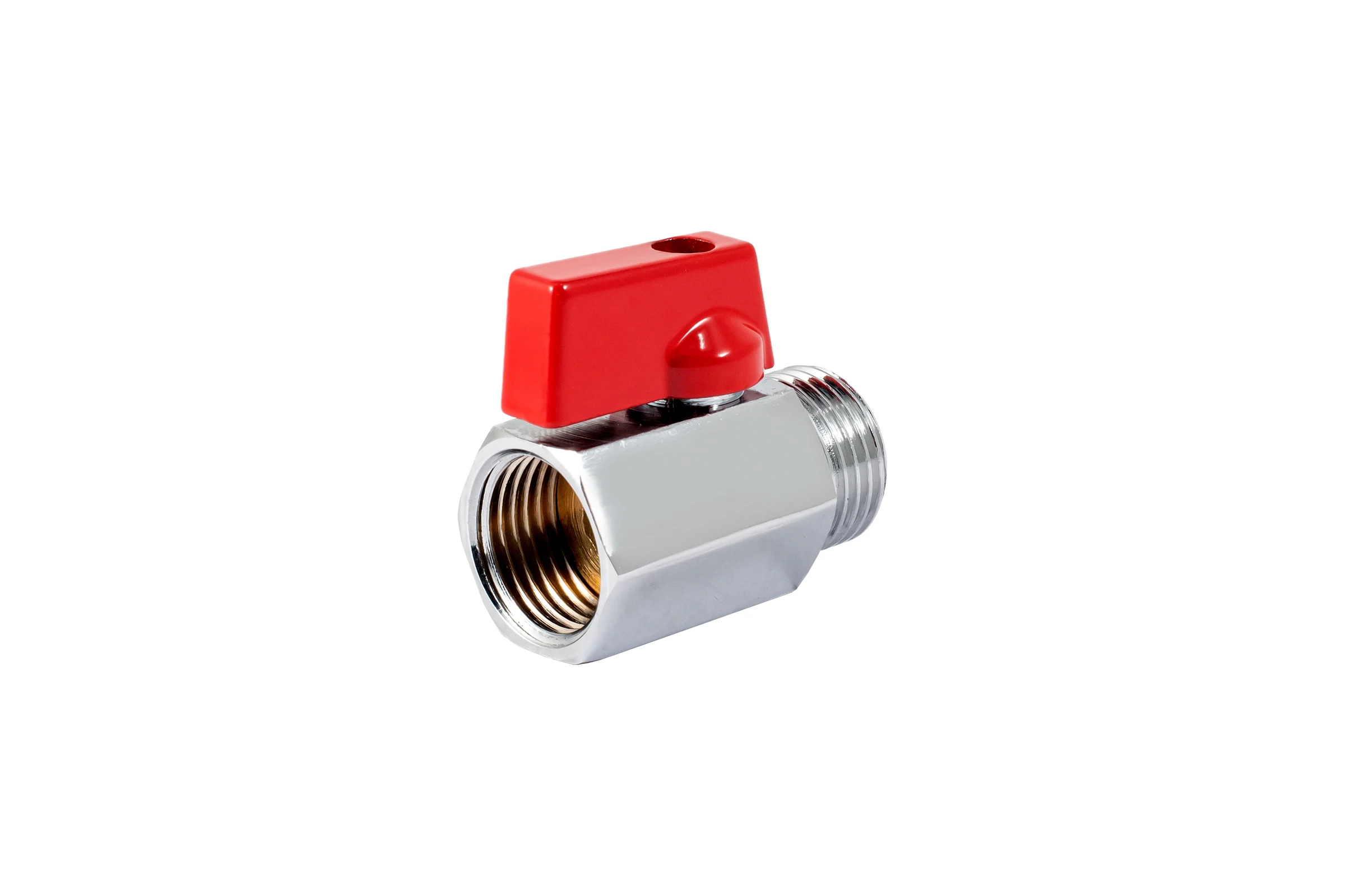 Шаровой кран PROFACTOR PF CHROME MINI для бытовой техники в/н 1/2 PF BMV 352