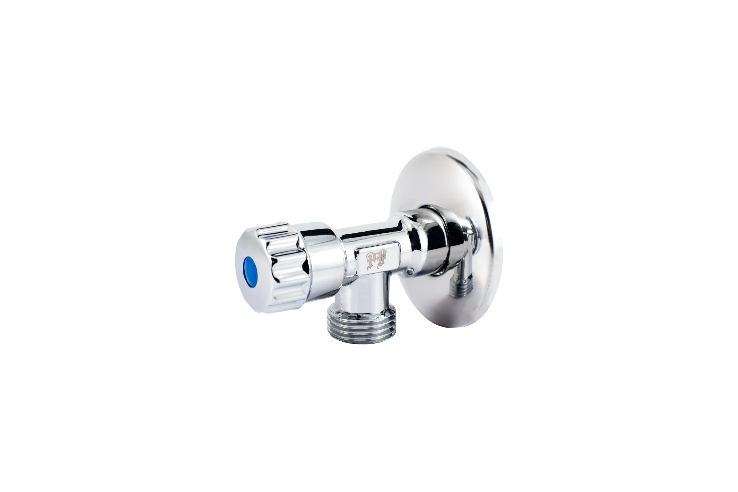 Угловой вентиль для бытовой техники PROFACTOR PF CHROME н/н 1/2 дюйма х 1/2 дюйма PF BAV 362