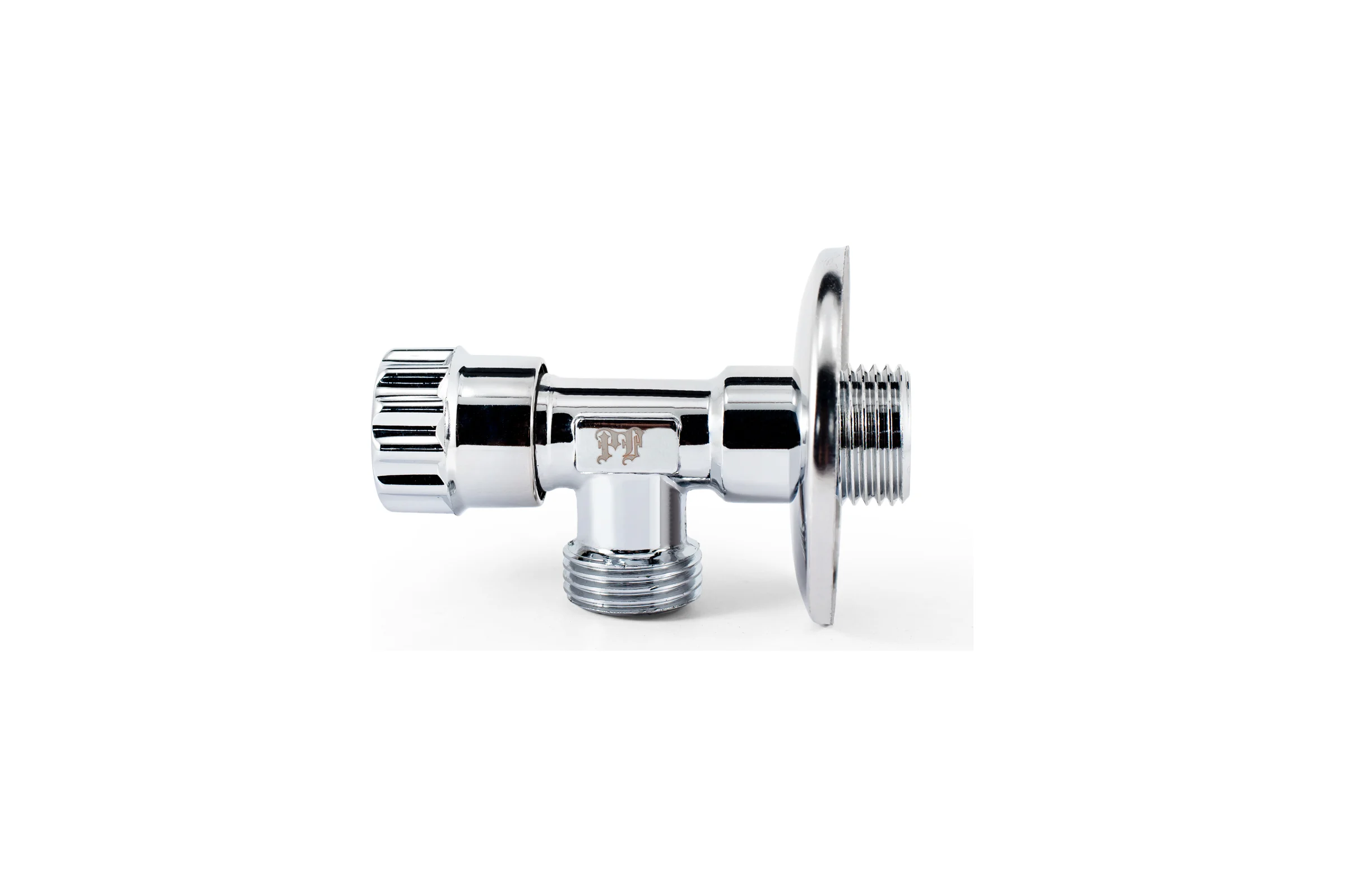 Угловой вентиль для бытовой техники PROFACTOR PF CHROME н/н 1/2 дюйма х 1/2 дюйма PF BAV 362