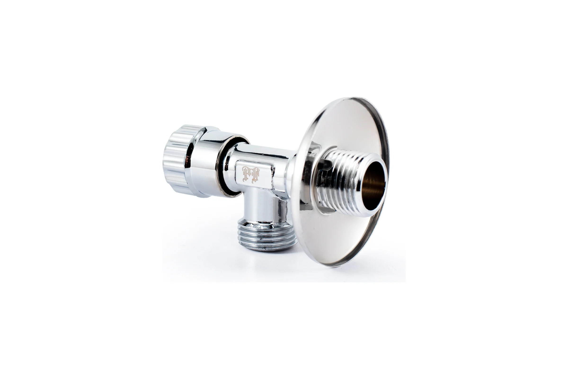 Угловой вентиль для бытовой техники PROFACTOR PF CHROME н/н 1/2 дюйма х 1/2 дюйма PF BAV 362