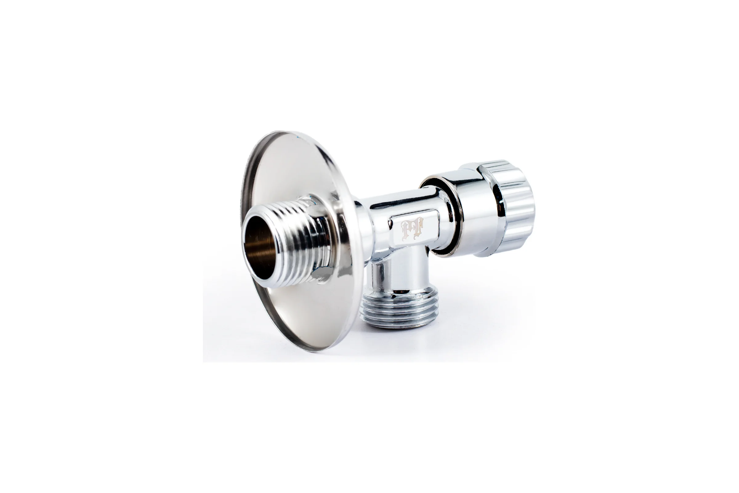 Угловой вентиль для бытовой техники PROFACTOR PF CHROME н/н 1/2 дюйма х 1/2 дюйма PF BAV 362