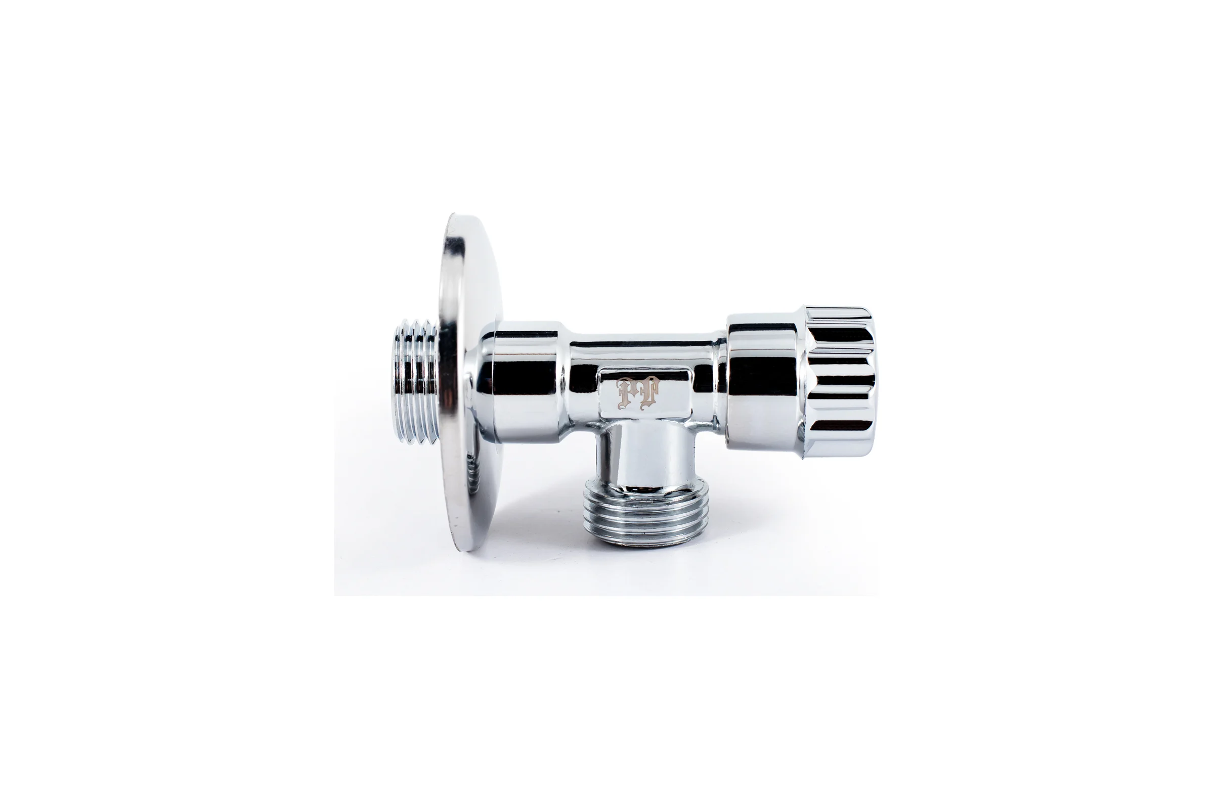 Угловой вентиль для бытовой техники PROFACTOR PF CHROME н/н 1/2 дюйма х 1/2 дюйма PF BAV 362