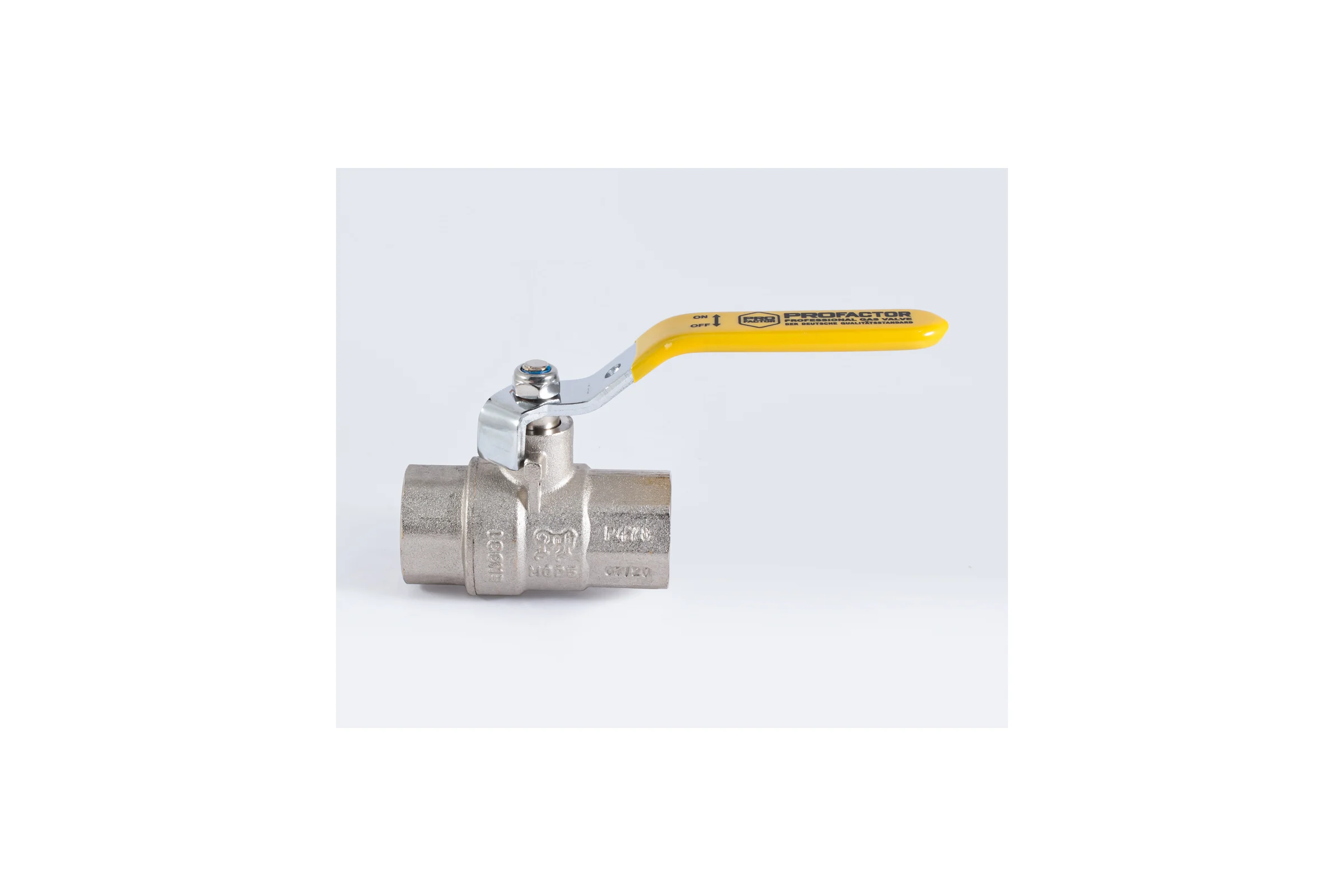 Шаровой кран для газа PROFACTOR PF GAS ручка рычаг, в/в 1/2 дюйма PF GBV 339