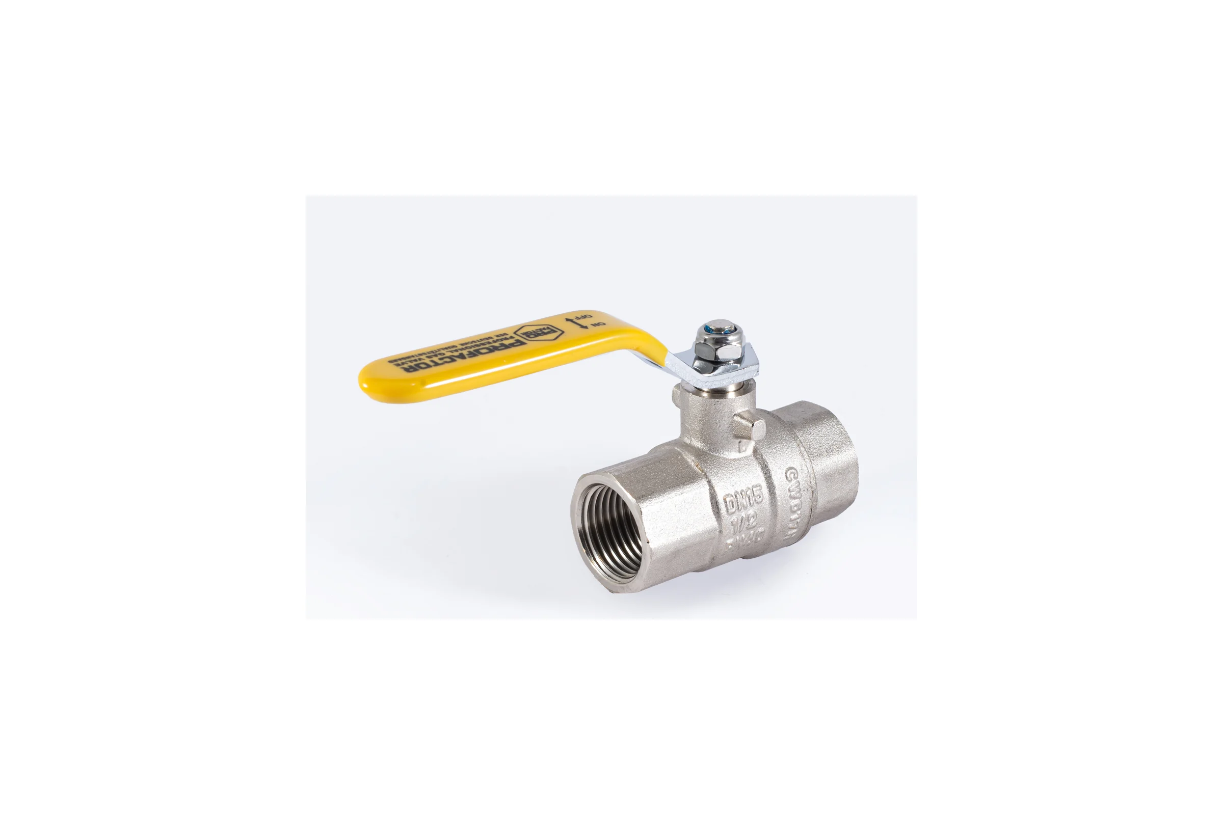 Шаровой кран для газа PROFACTOR PF GAS ручка рычаг, в/в 1/2 дюйма PF GBV 339