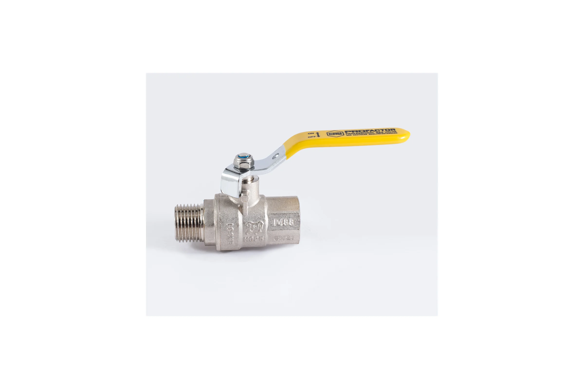 Шаровой кран для газа PROFACTOR PF GAS ручка рычаг, в/н 1/2 дюйма PF GBV 345