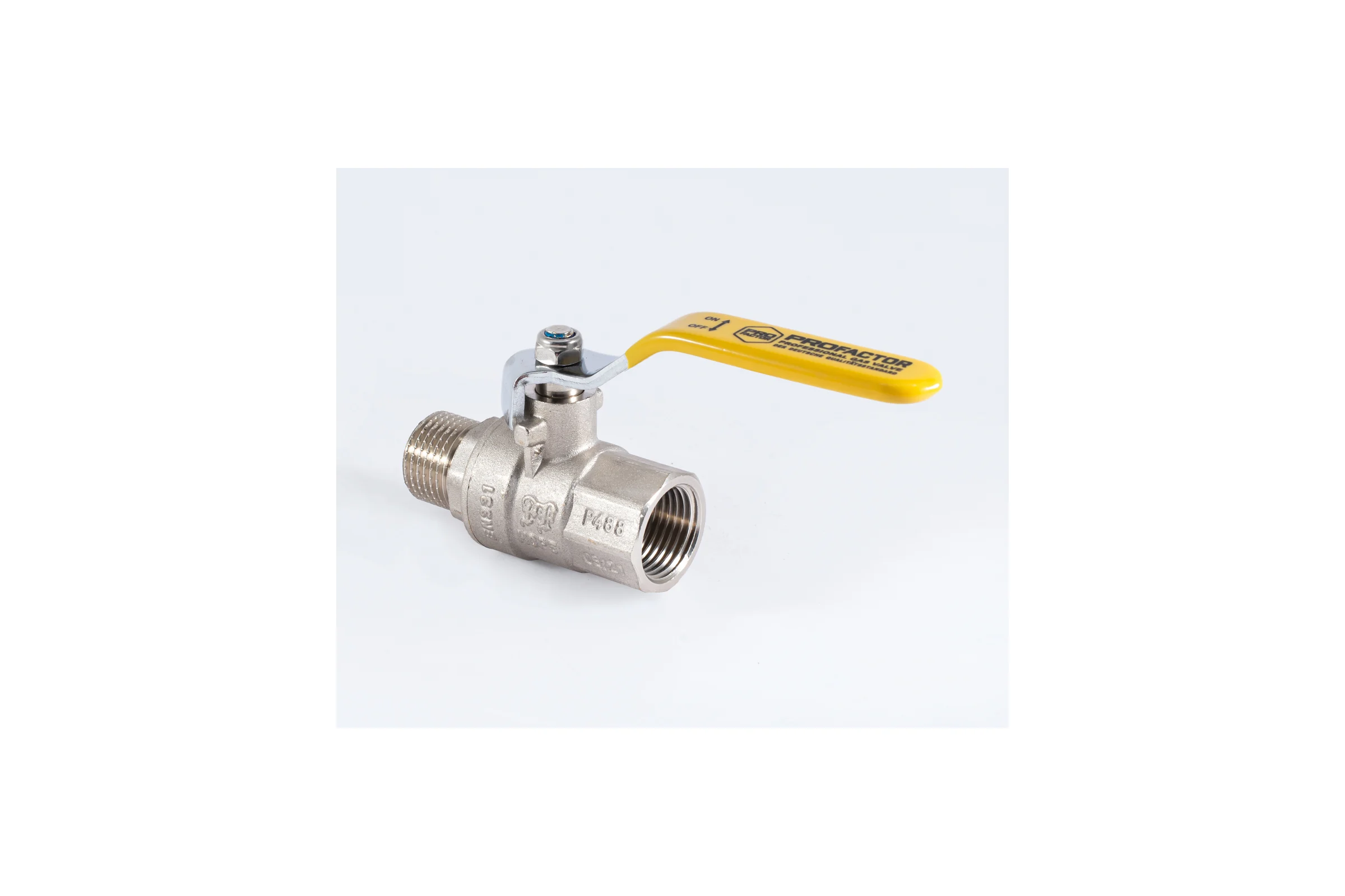 Шаровой кран для газа PROFACTOR PF GAS ручка рычаг, в/н 1/2 дюйма PF GBV 345