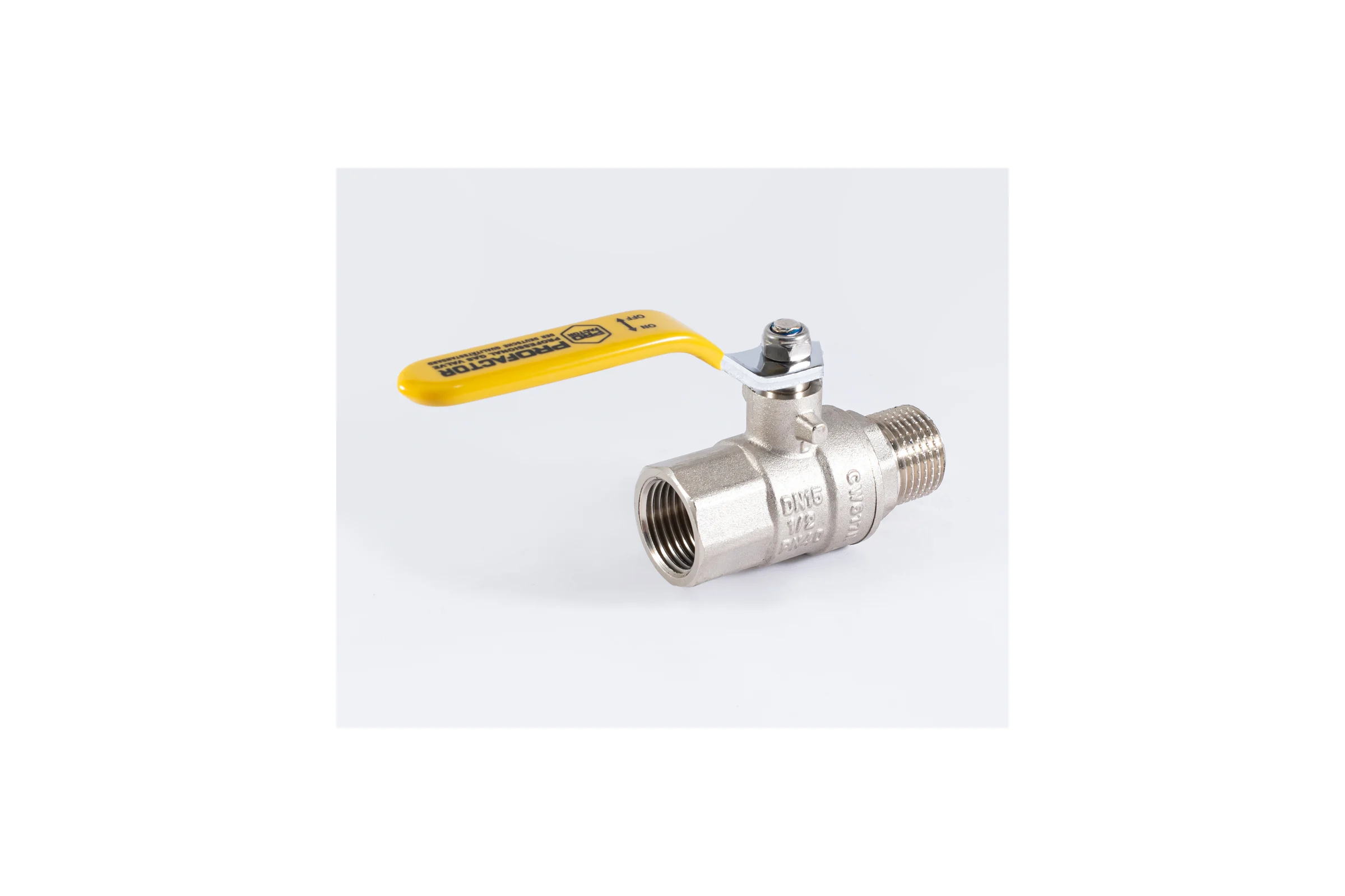 Шаровой кран для газа PROFACTOR PF GAS ручка рычаг, в/н 1/2 дюйма PF GBV 345