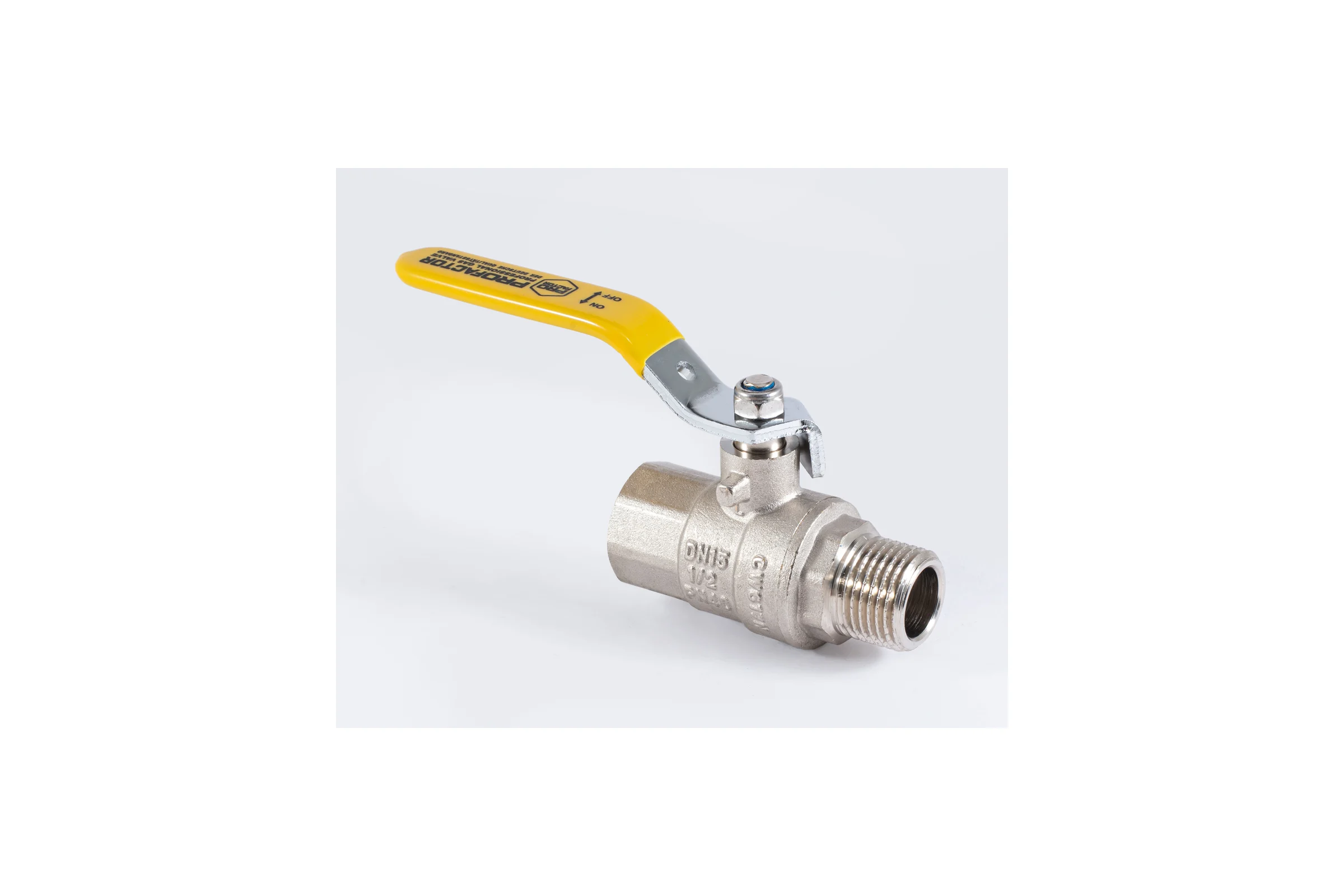 Шаровой кран для газа PROFACTOR PF GAS ручка рычаг, в/н 1/2 дюйма PF GBV 345
