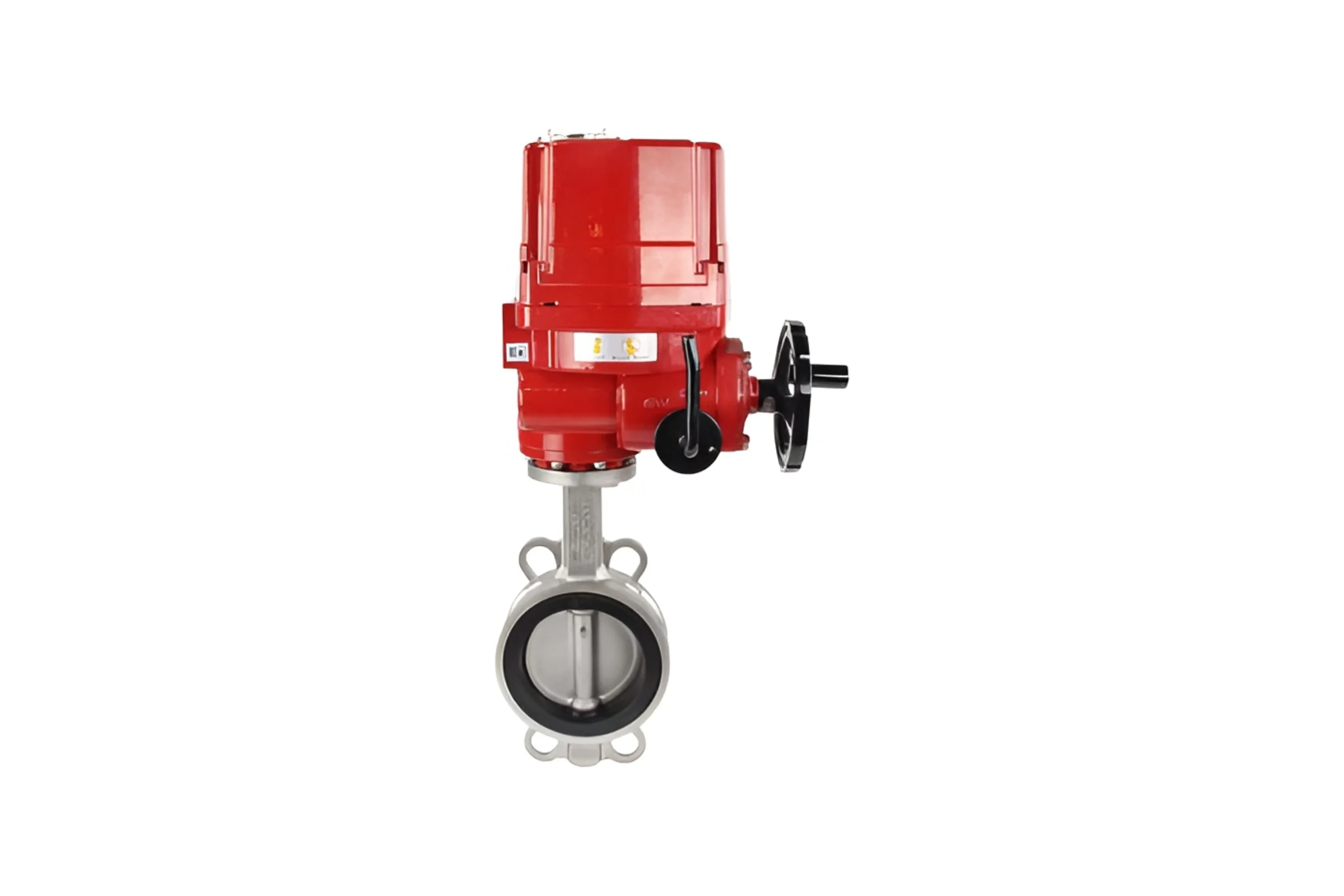 Затвор дисковый 304-304-VITON-2W-Fb Ду80 Ру16 с электроприводом EX-010 220В DN.ru D050-84655