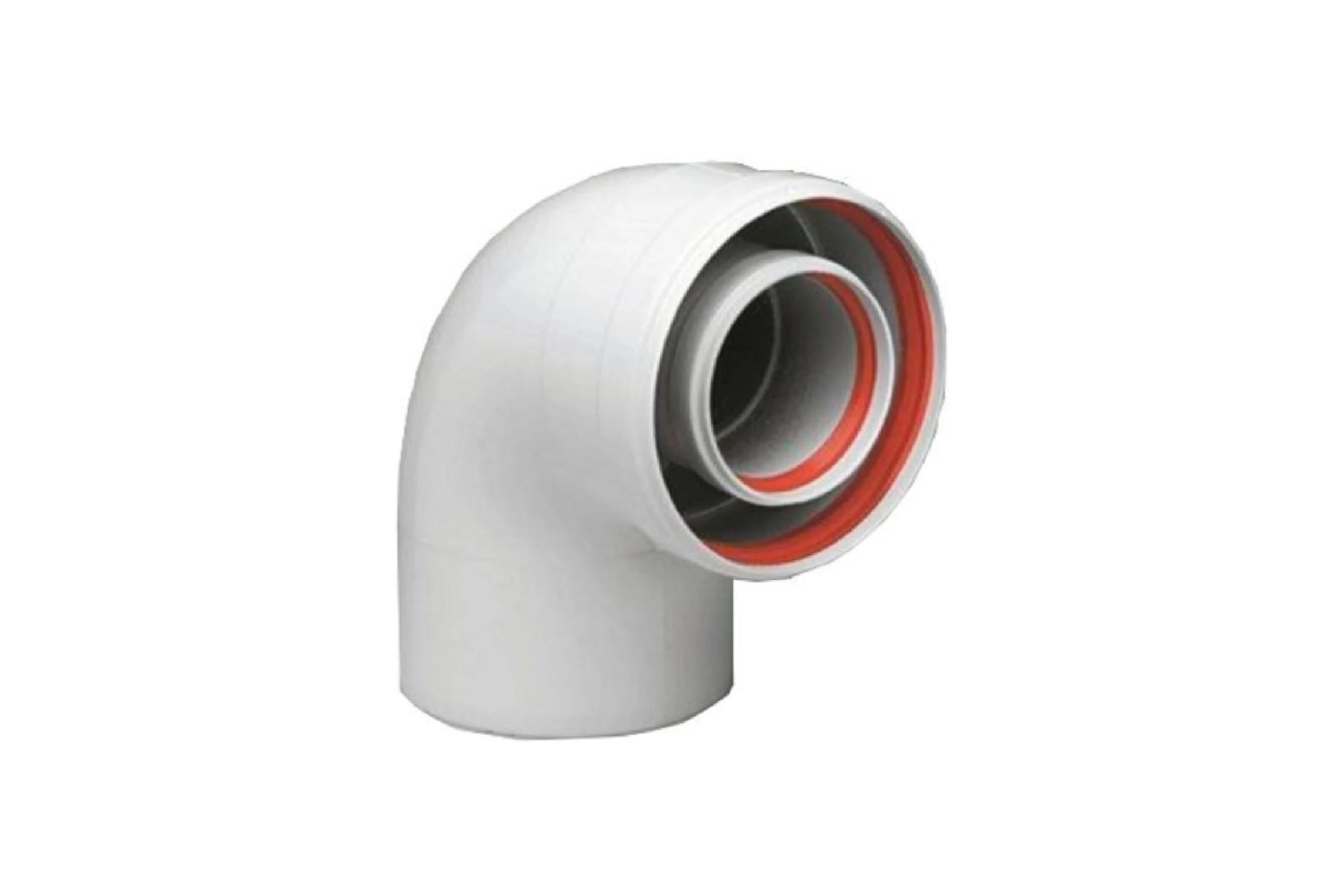 Колено промежуточное Okseler 90гр. 80/125 oks00037