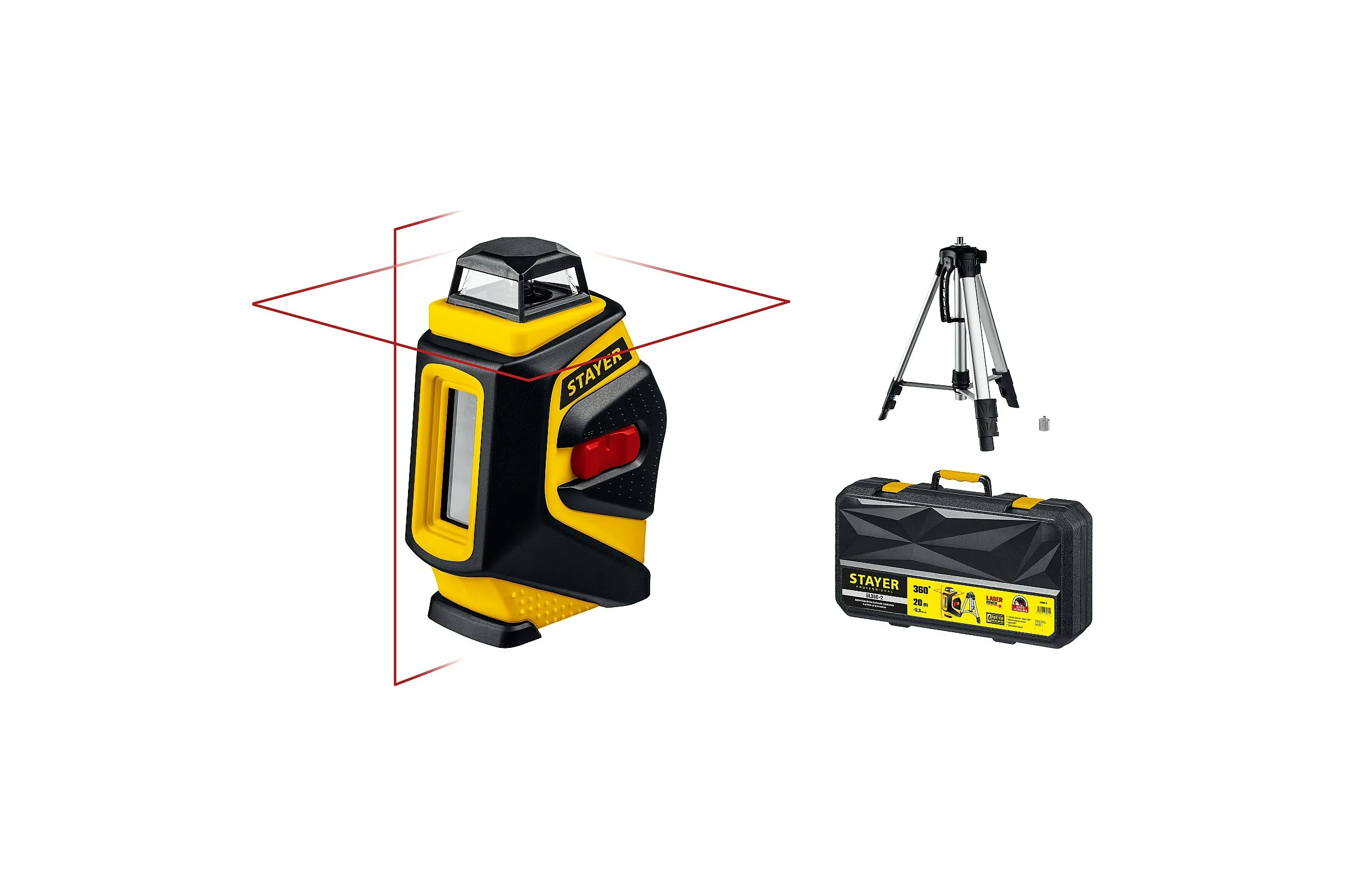 Лазерный нивелир Stayer SL360-2 34962-2