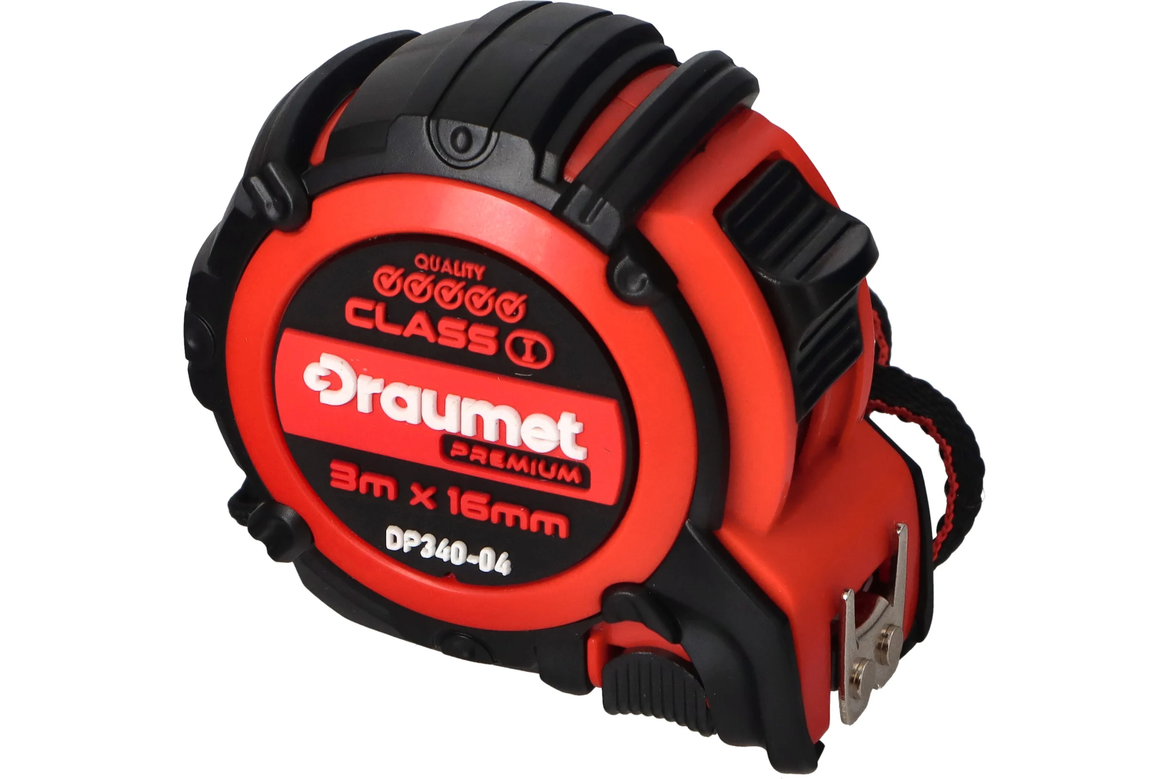 Рулетка обрезиненная DRAUMET PREMIUM 3 м x 16 мм DP340-04