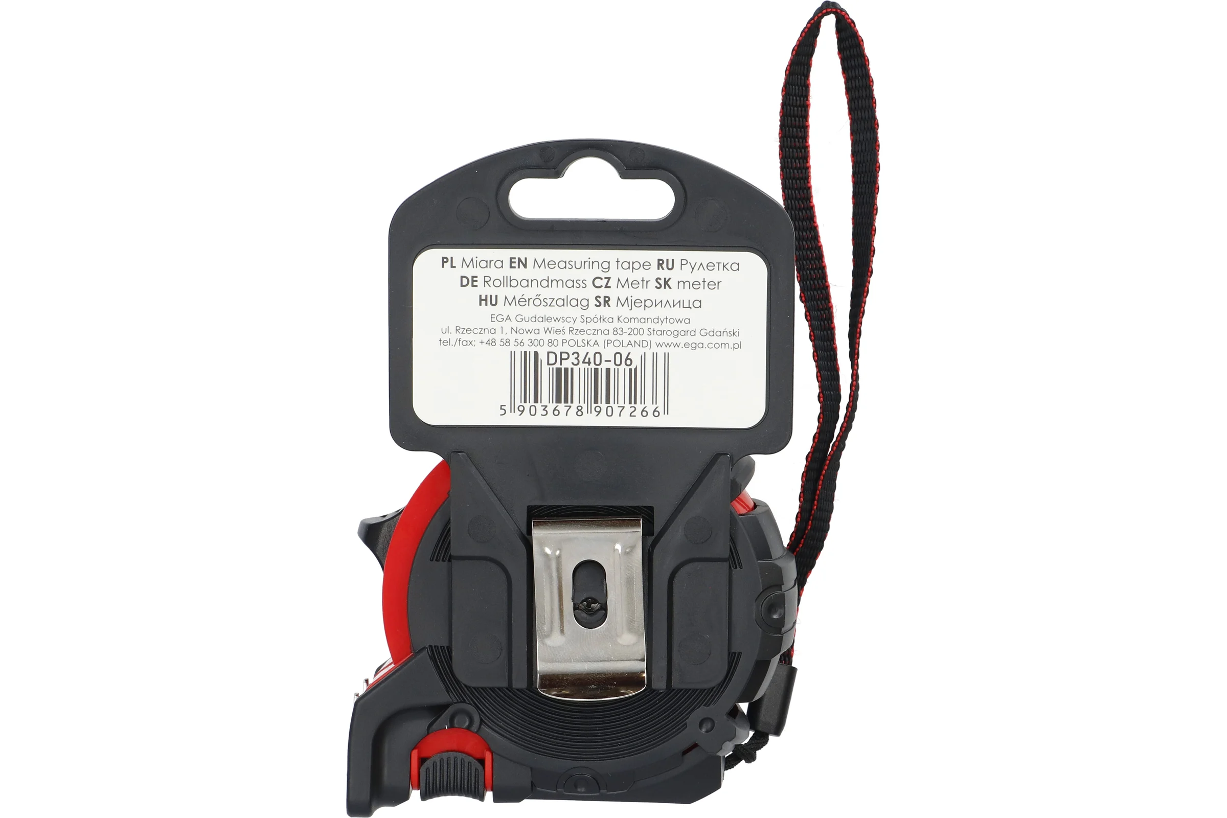 Рулетка обрезиненная DRAUMET PREMIUM 8 м x 25 мм DP340-06