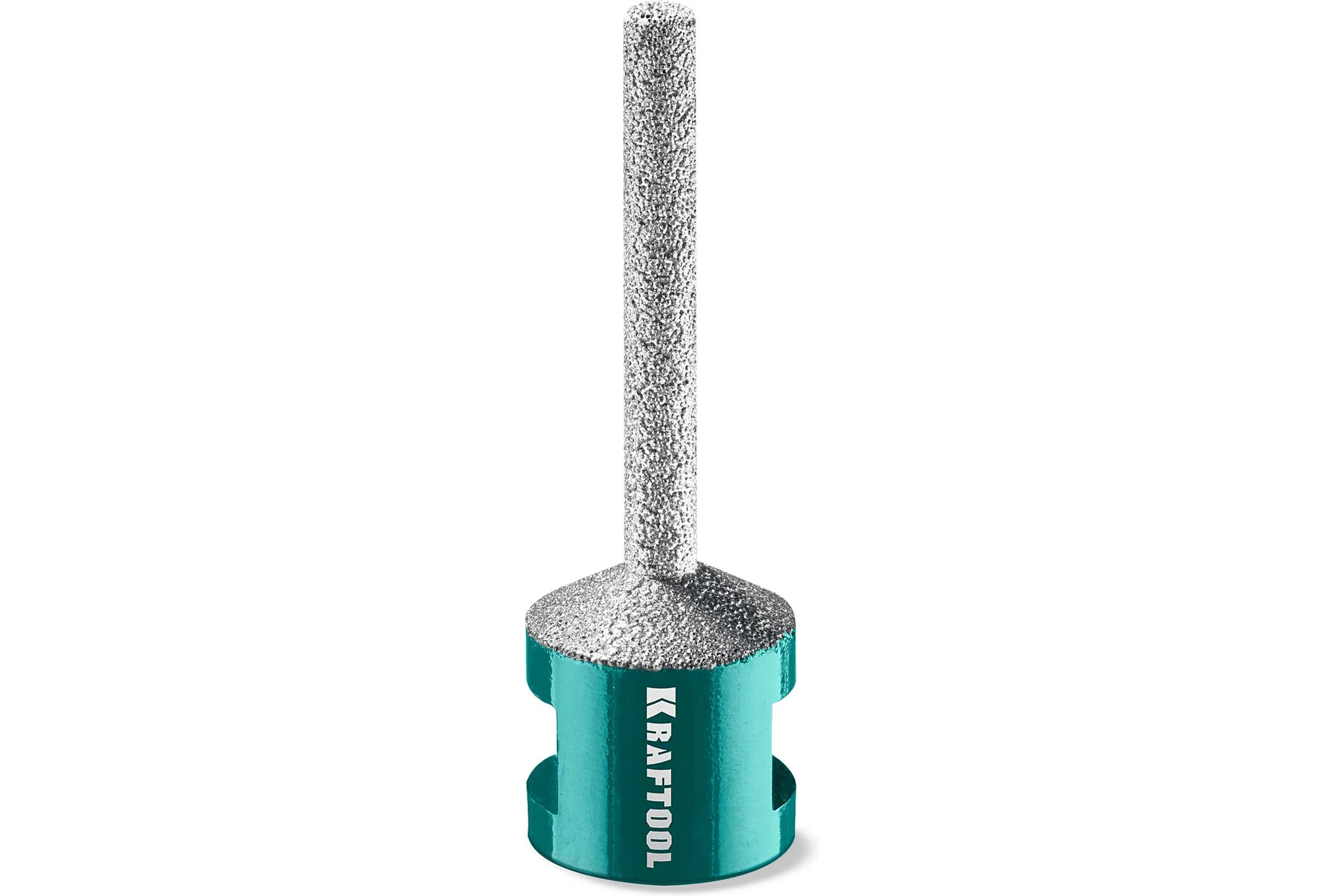 Вакуумная алмазная фреза пальчиковая с конусом Kraftool VS DIAMOND d 8 мм (М14; 50 мм) 29811-08