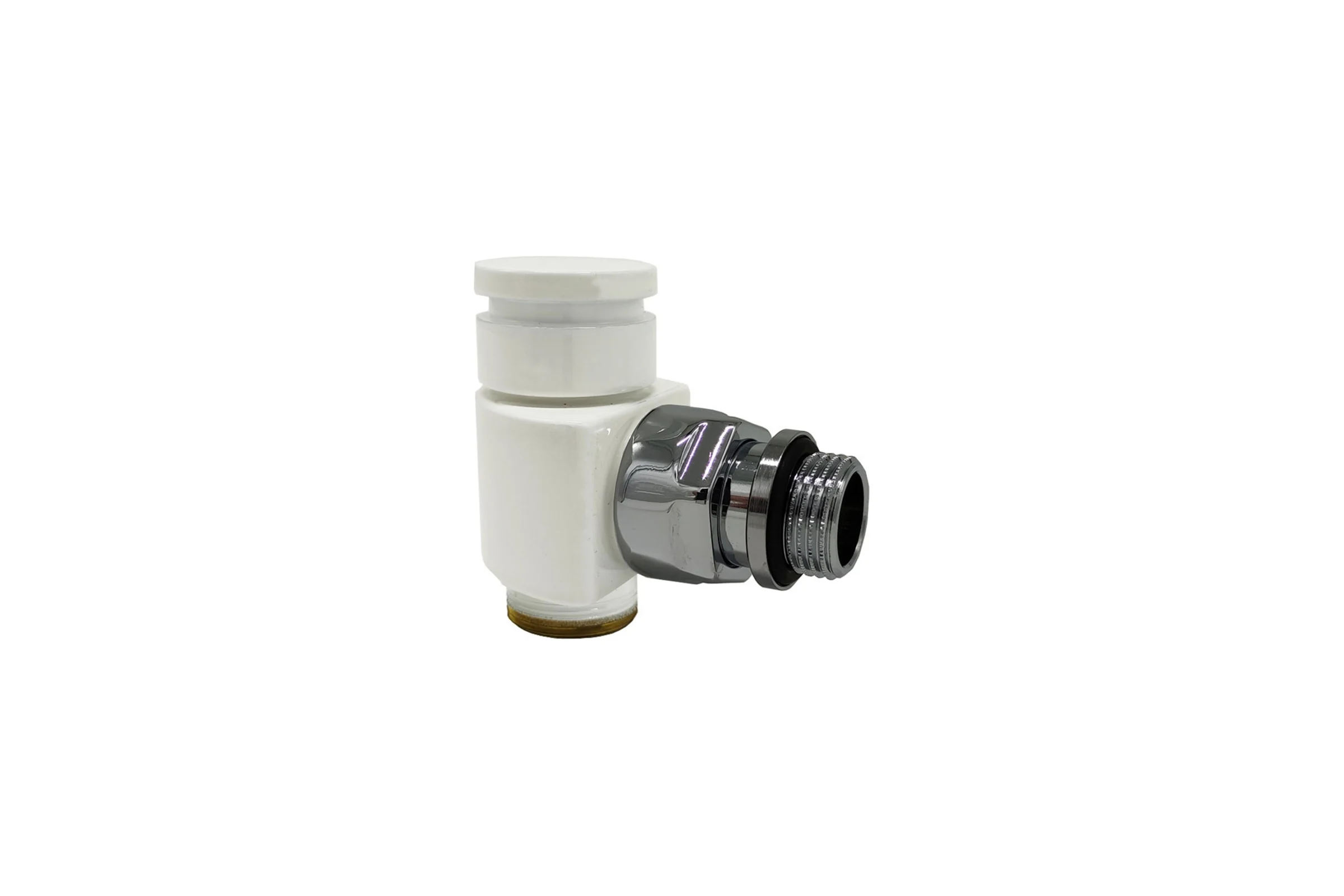 Угловой запорный клапан SR Rubinetterie Prestige & Minimal 1/2 x 24/19, белый 0363-1500VCPA
