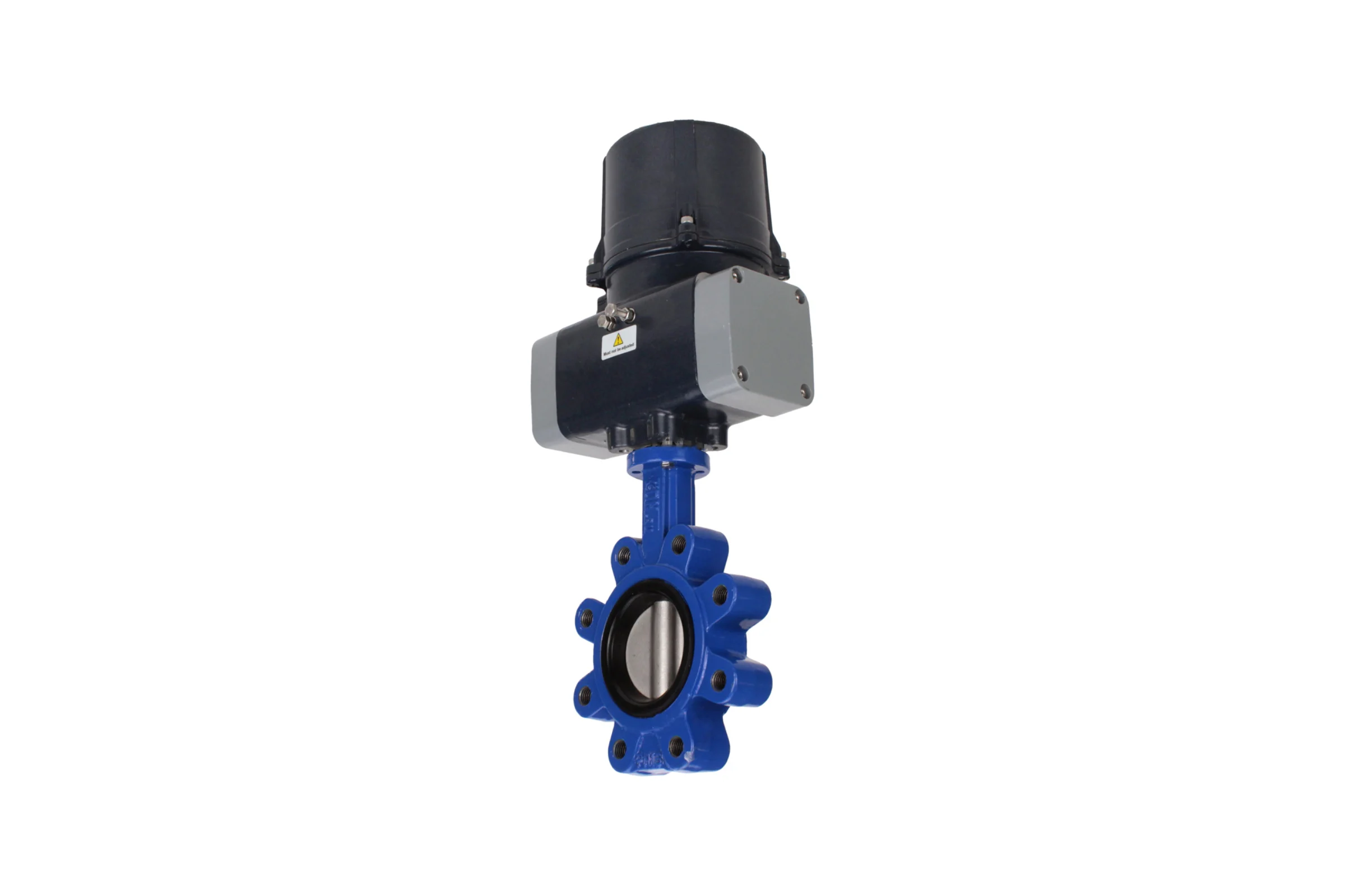 Затвор дисковый DN.ru QT450-304-EPDM-2W-Fb-H Ду150 Ру16 LUG, электропривод ЭПВП-020 220В D050-81263
