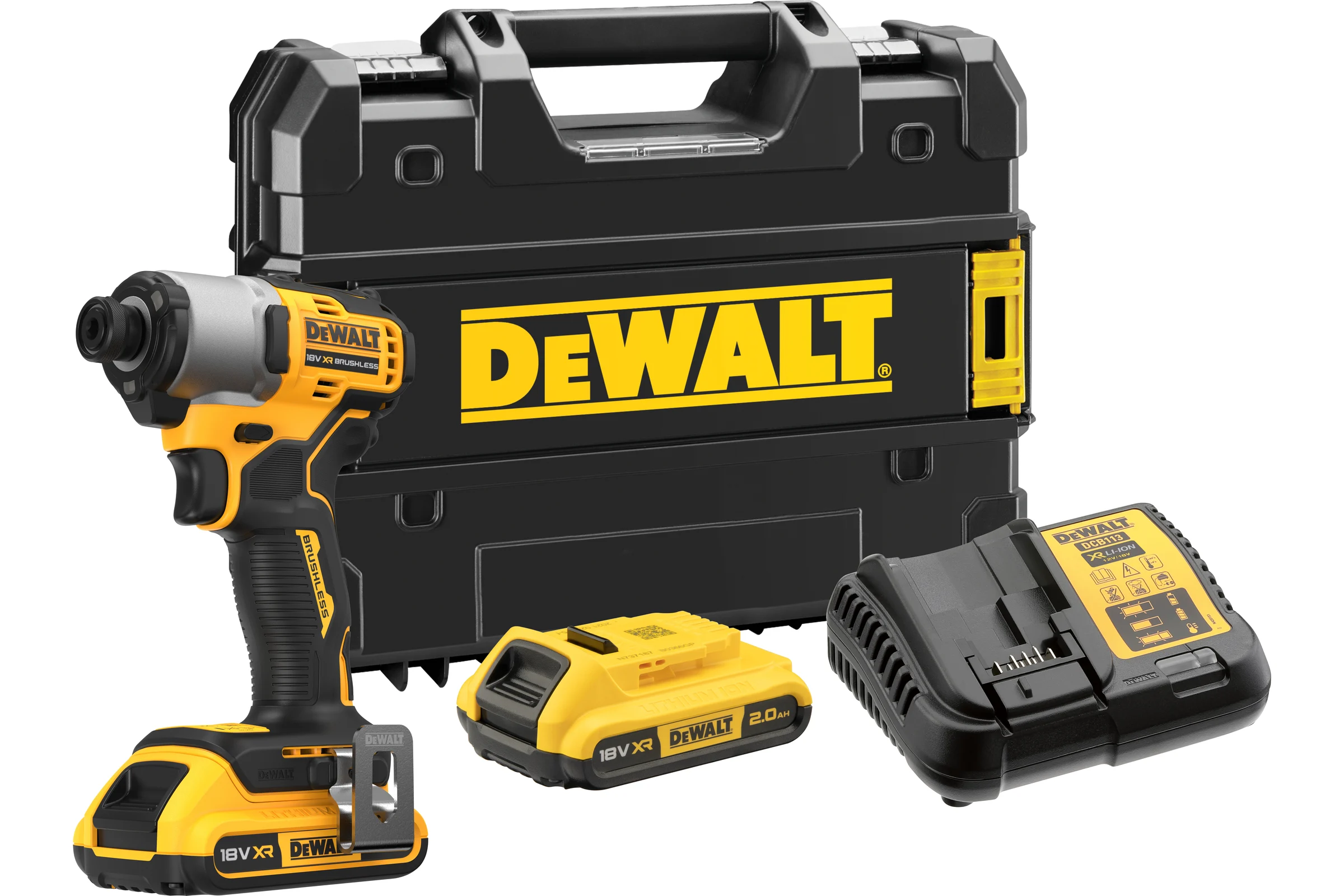 Бесщеточный ультракомпактный импульсный шуруповерт Dewalt 18 В XR DCF840D2T-QW
