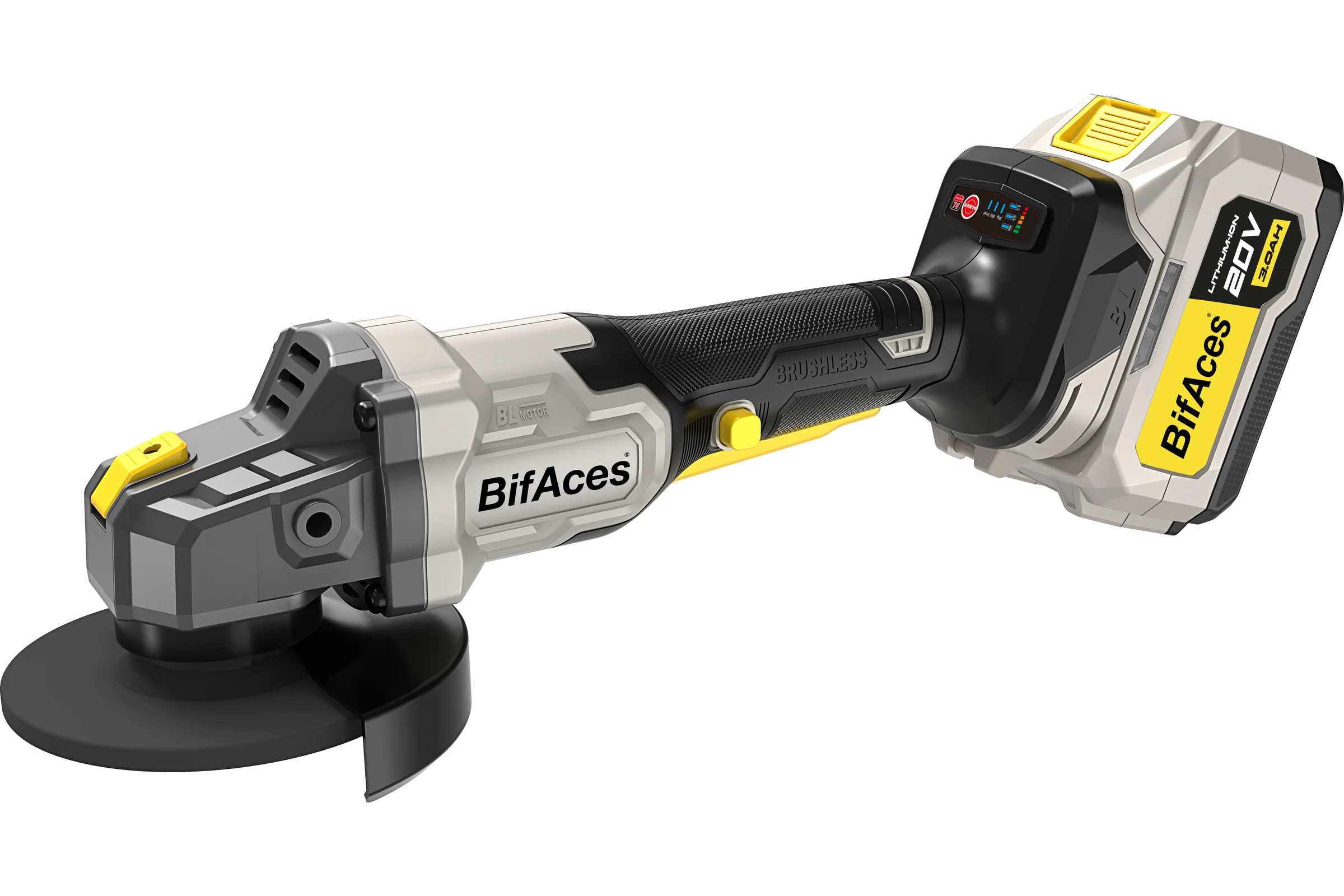 Аккумуляторная угловая шлифмашина BifAces DLAG-40-125A