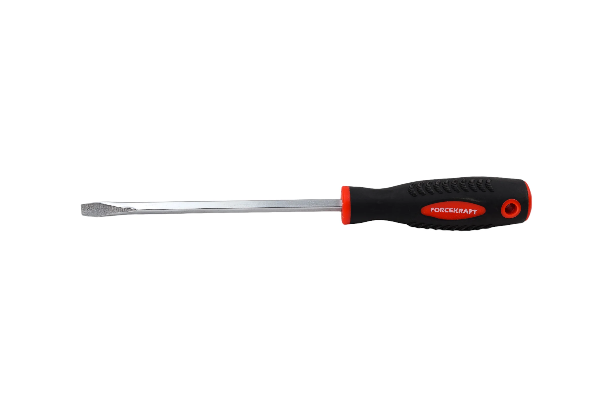 Шлицевая отвертка FORCEKRAFT магнитная "Profi" S2 SL 8.0х175 мм, 27156 FK-70180175