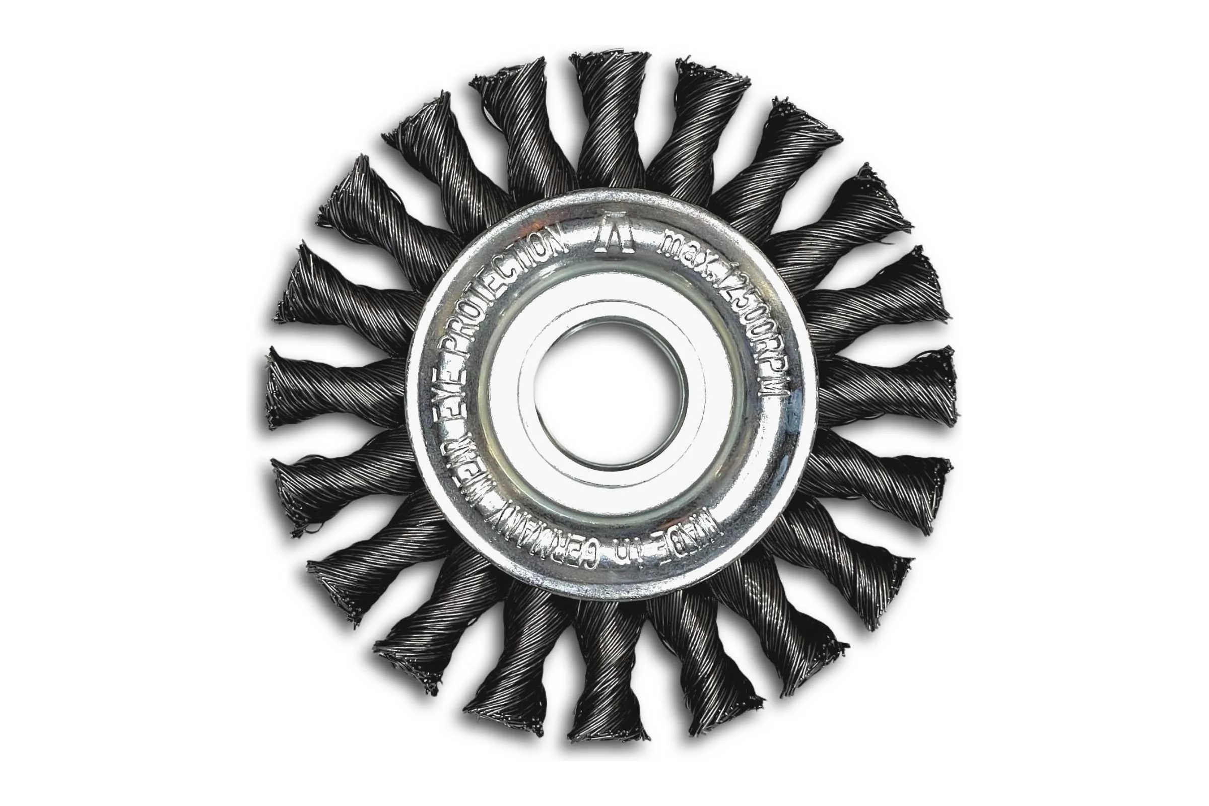 Щетка дисковая жгутовая Lessmann 115х14х22.2 0.5мм 472211OV
