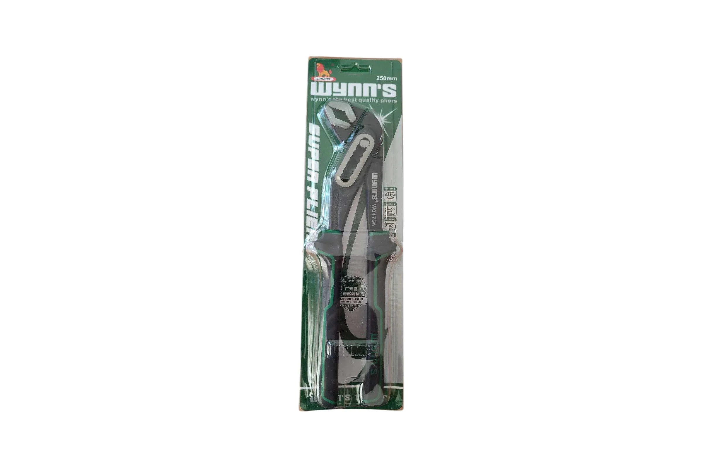 Клещи переставные WYNNS 250мм CR-V (PP+TPR) W0475A/ Tools 00-00006121