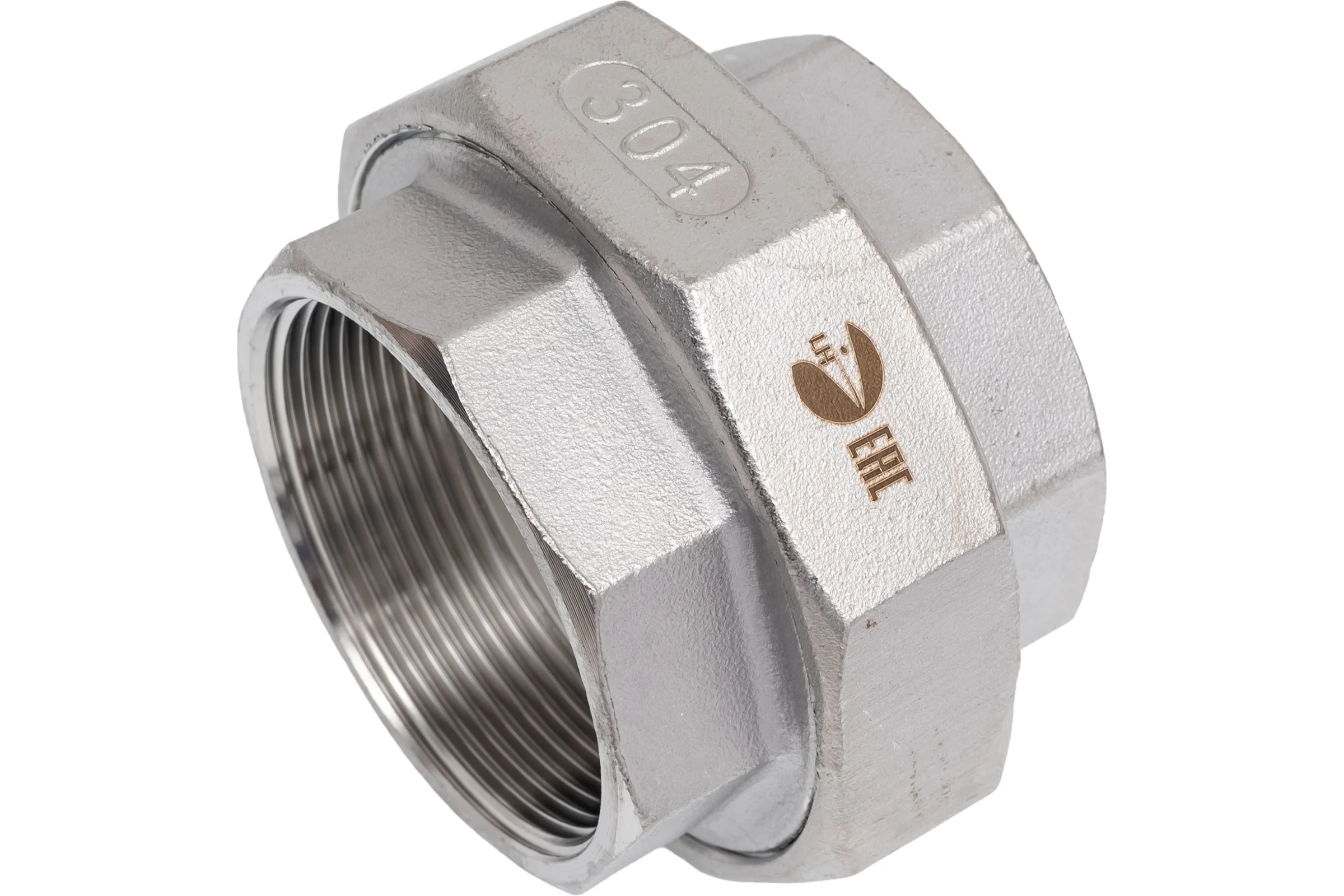 Американка NEWKEY вр/вр нержавеющая сталь AISI304 DN50 (2), (CF8), PTFE, PN16 NK-ADD50/4
