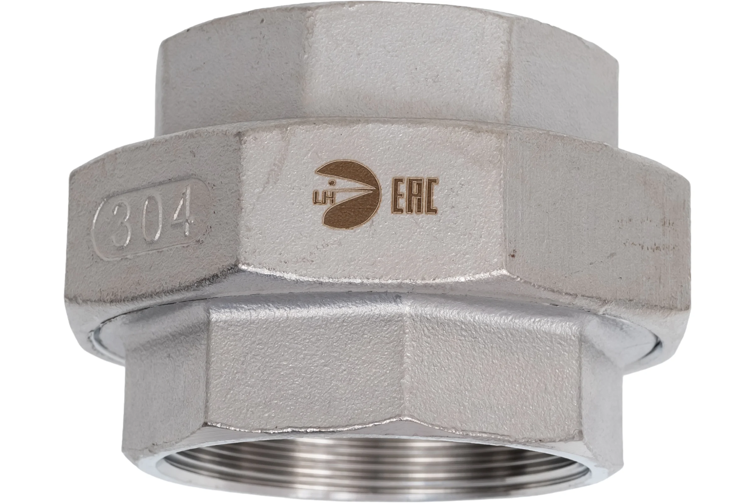 Американка NEWKEY вр/вр нержавеющая сталь AISI304 DN50 (2), (CF8), PTFE, PN16 NK-ADD50/4