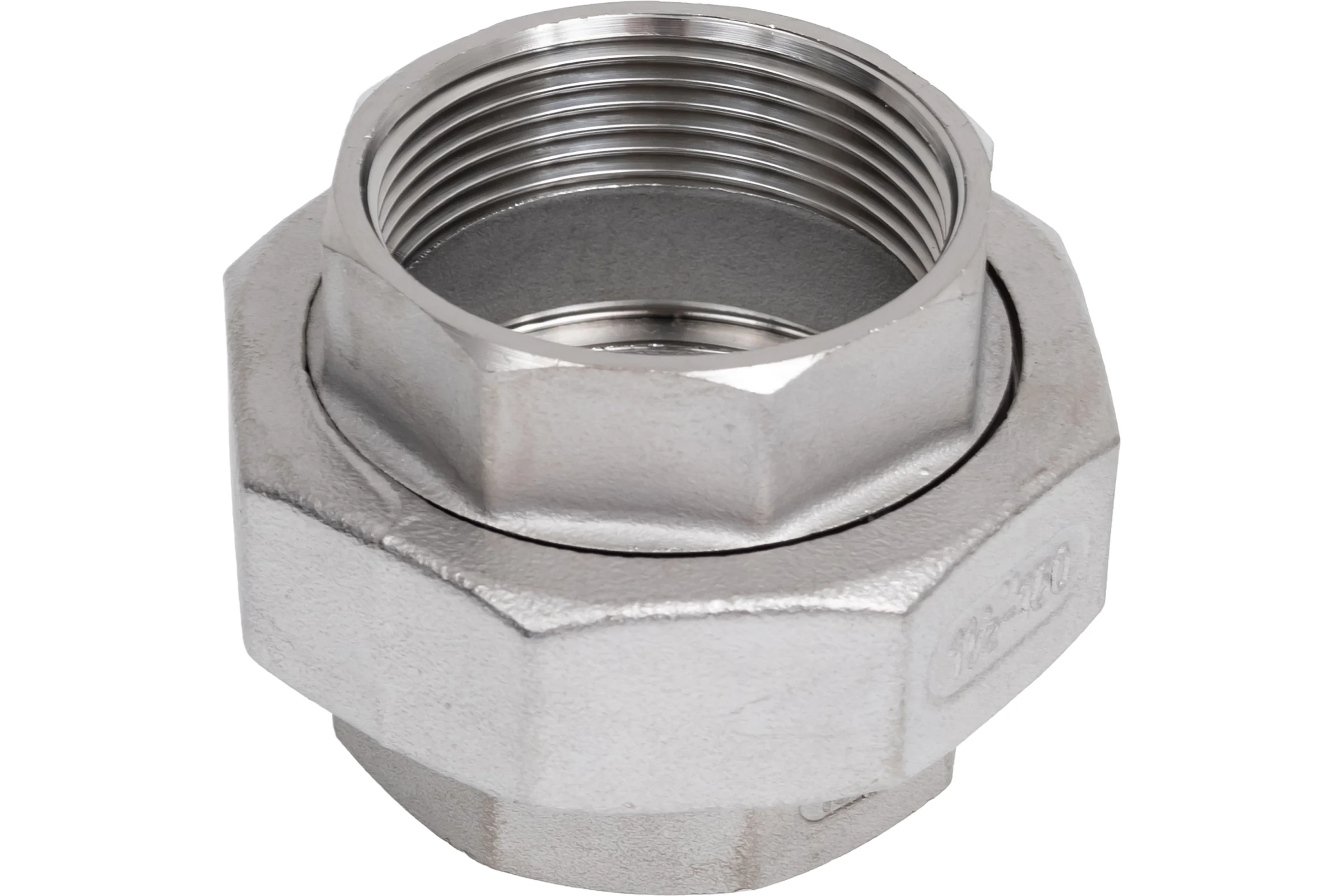 Американка NEWKEY вр/вр нержавеющая сталь AISI304 DN40 (1_1/2), (CF8), PTFE, PN16 NK-ADD40/4