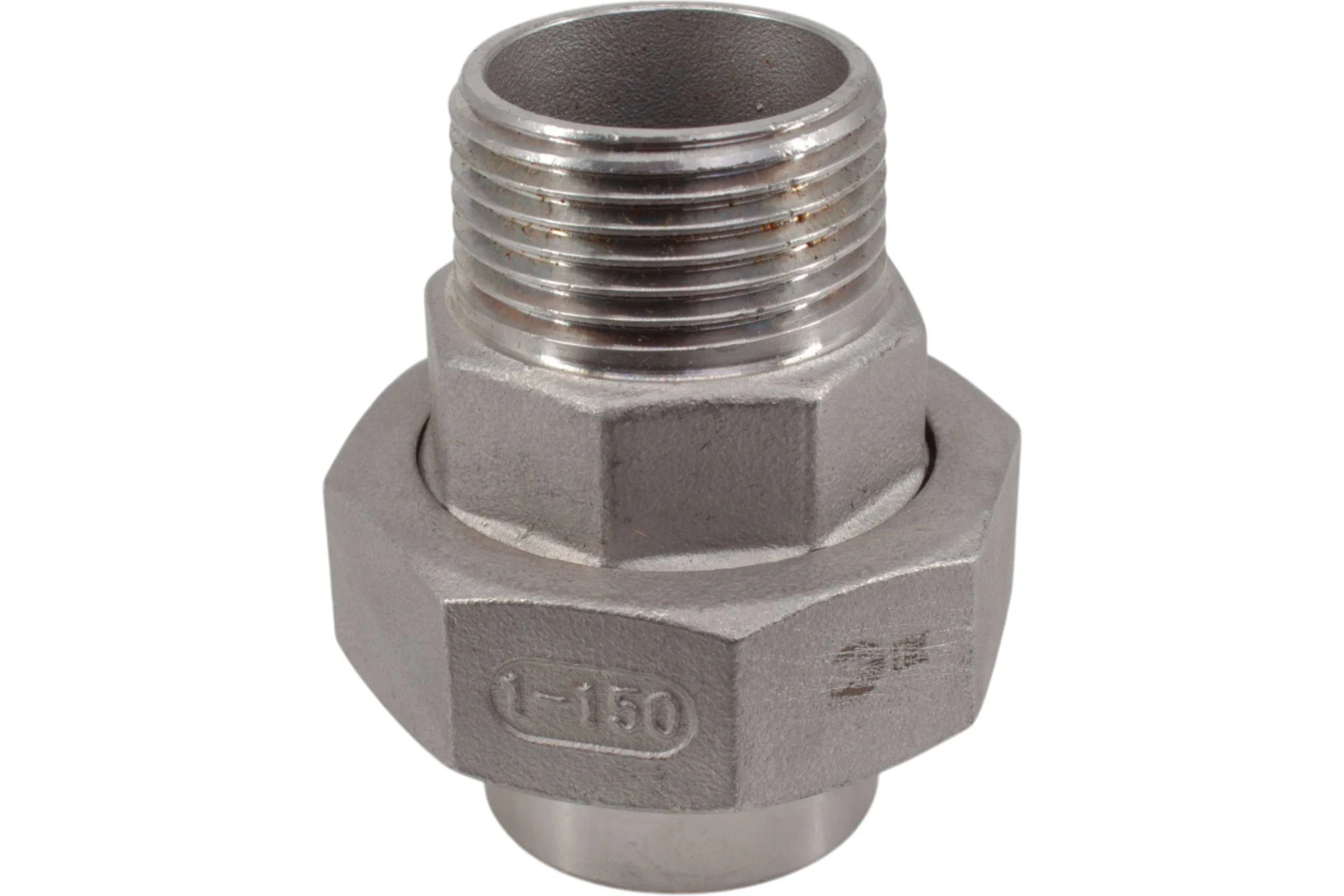 Американка NEWKEY c/нр нержавеющая сталь AISI304 DN25 (1), (CF8), PTFE, PN16 NK-AW/M25/4