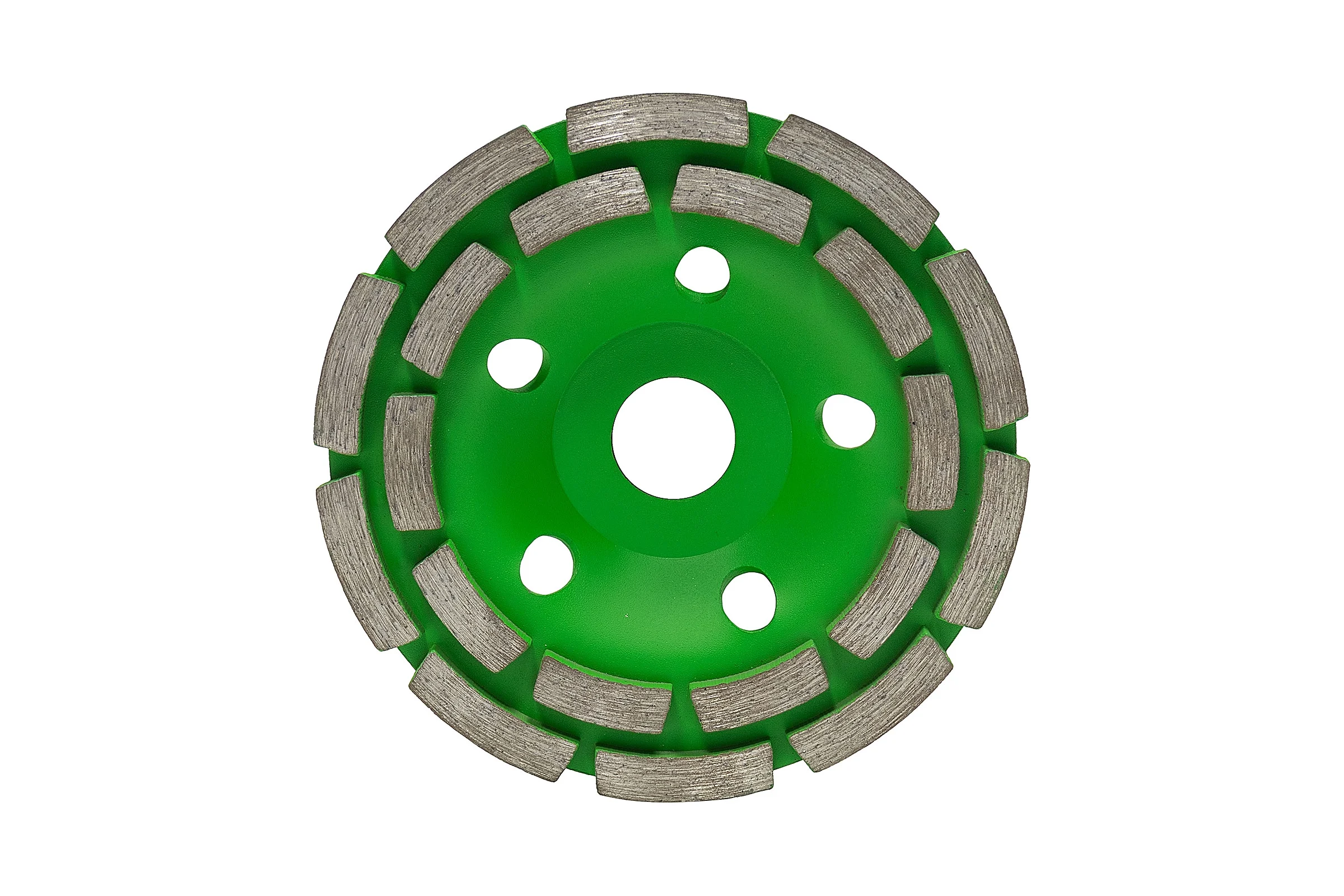 Алмазный шлифовальный круг Diamaster АШК 2-рядный GreenLux 125х22.2 мм, спекание/бетон 000.630.0066