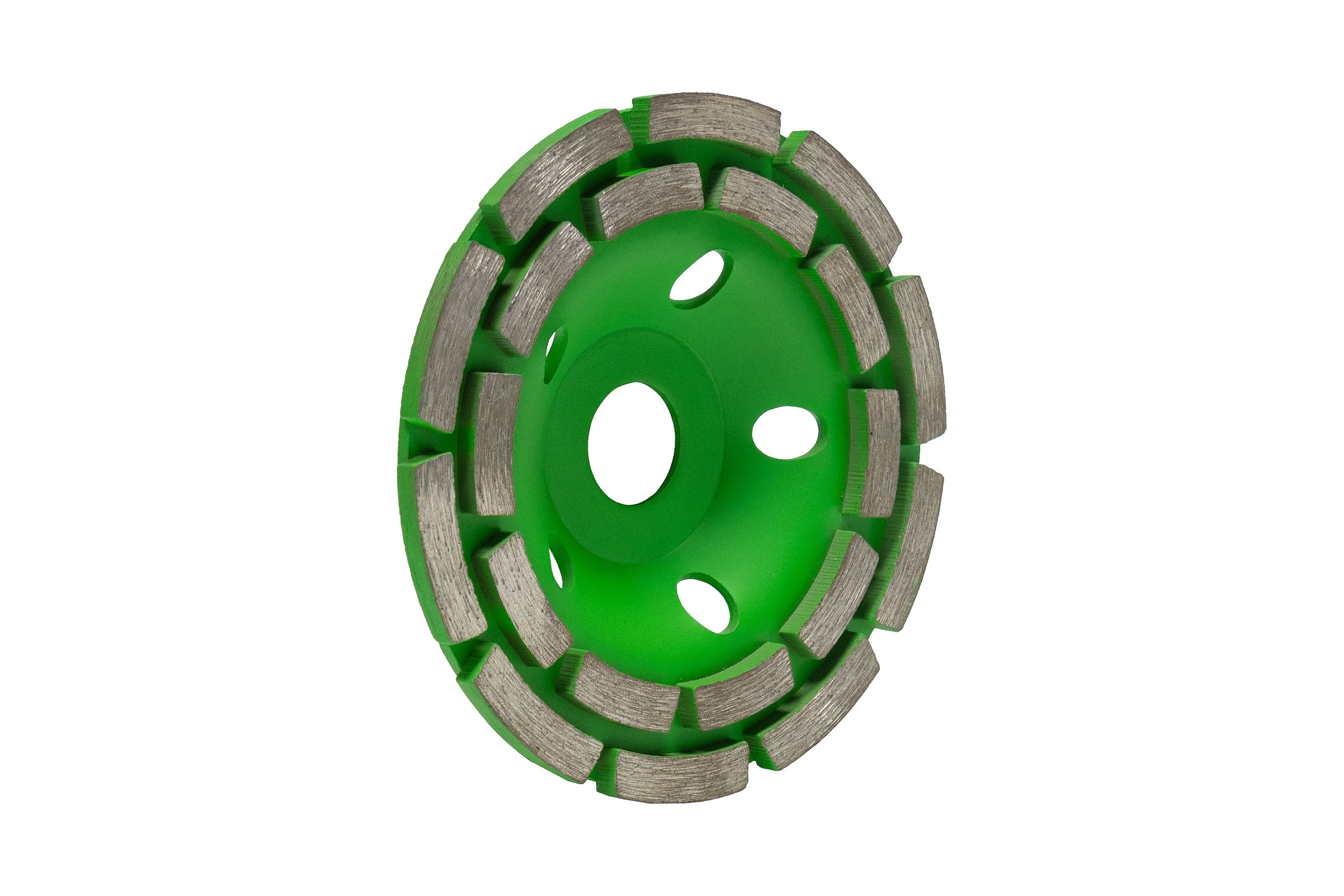 Алмазный шлифовальный круг Diamaster АШК 2-рядный GreenLux 125х22.2 мм, спекание/бетон 000.630.0066