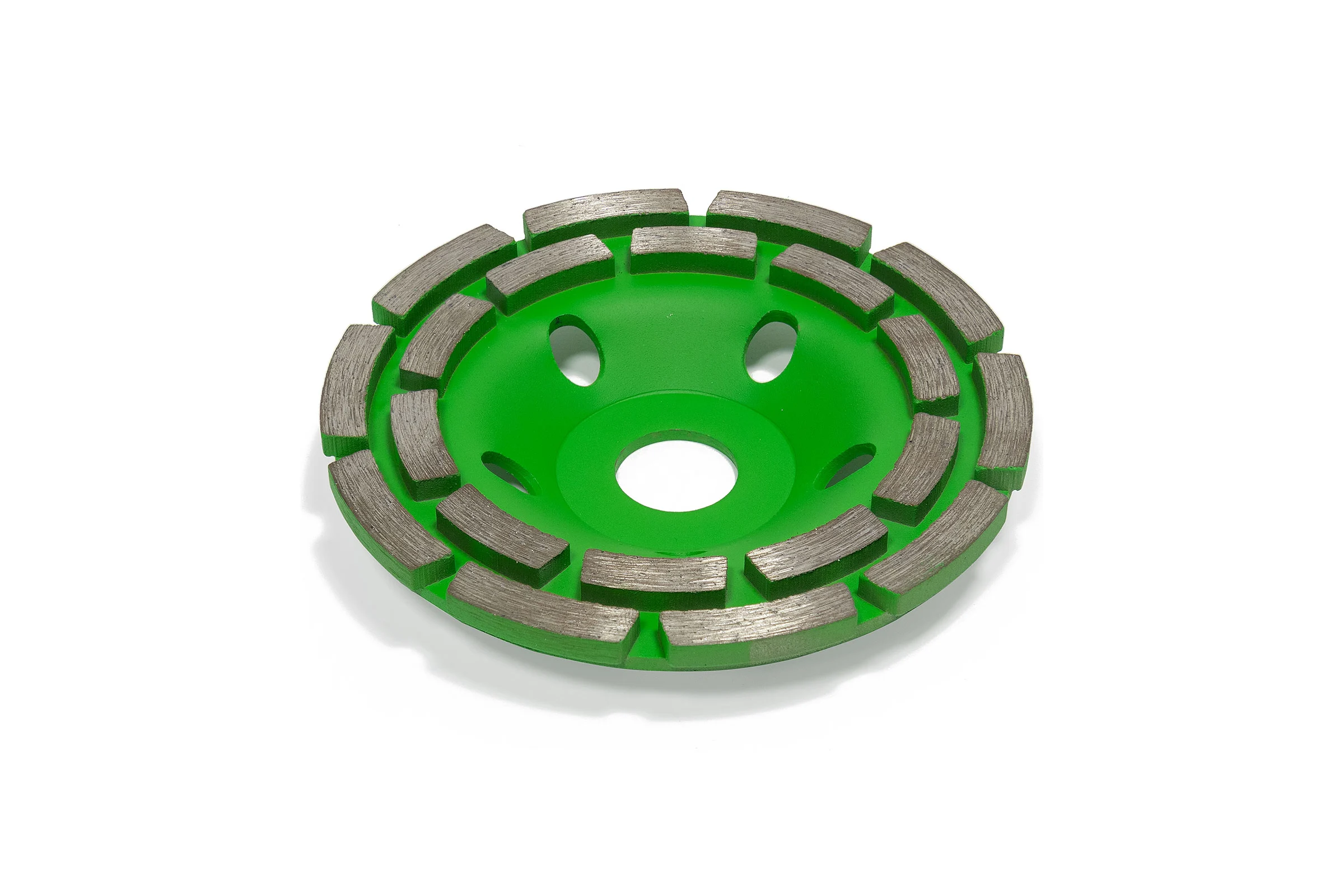 Алмазный шлифовальный круг Diamaster АШК 2-рядный GreenLux 125х22.2 мм, спекание/бетон 000.630.0066