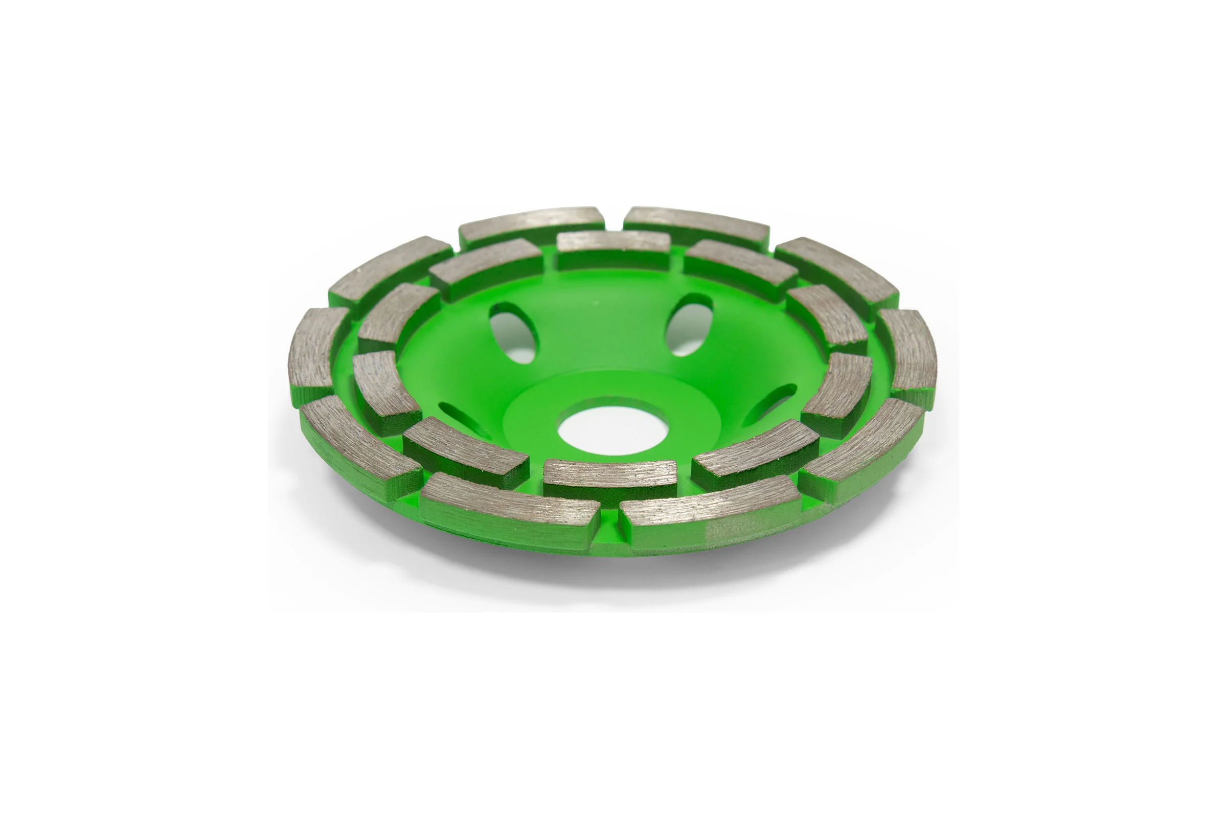 Алмазный шлифовальный круг Diamaster АШК 2-рядный GreenLux 125х22.2 мм, спекание/бетон 000.630.0066