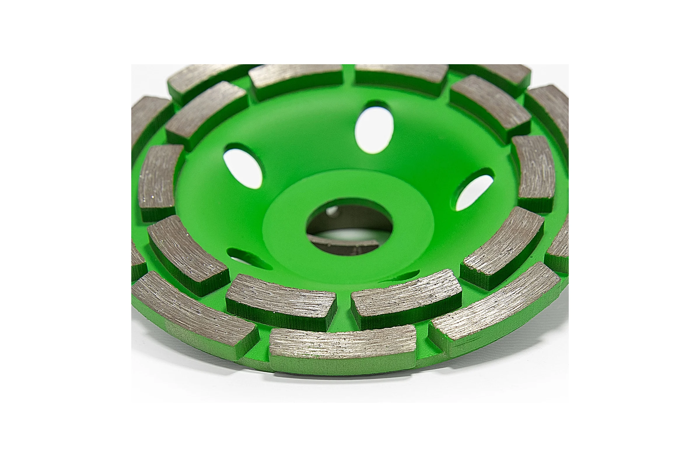 Алмазный шлифовальный круг Diamaster АШК 2-рядный GreenLux 125х22.2 мм, спекание/бетон 000.630.0066