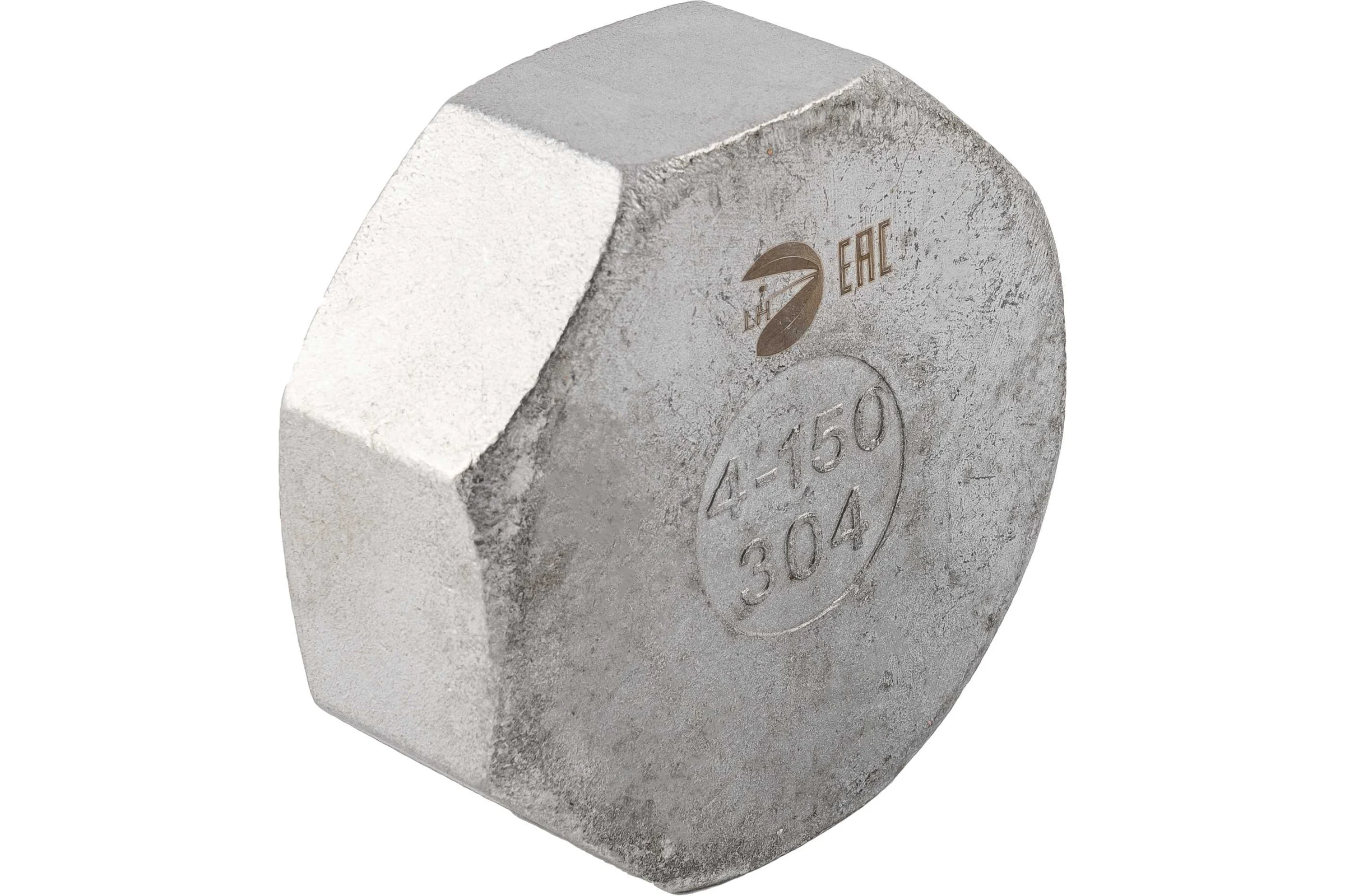Заглушка NEWKEY В/Р 6-ти гранная нержавеющая сталь AISI304 DN 100 (4), (CF8), PN16 NK-DTP100/4
