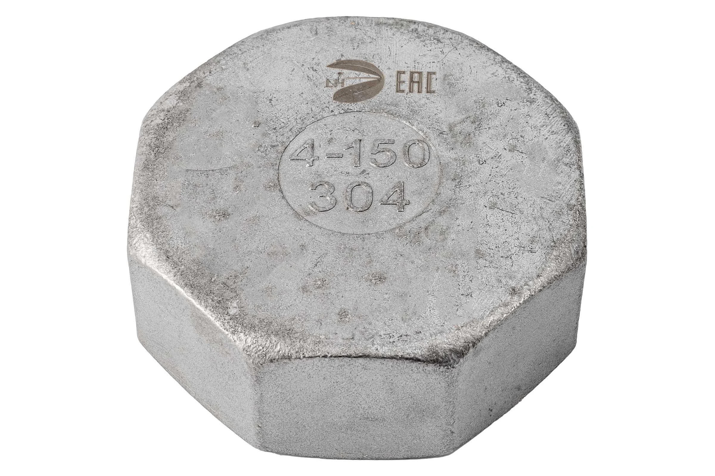 Заглушка NEWKEY В/Р 6-ти гранная нержавеющая сталь AISI304 DN 100 (4), (CF8), PN16 NK-DTP100/4