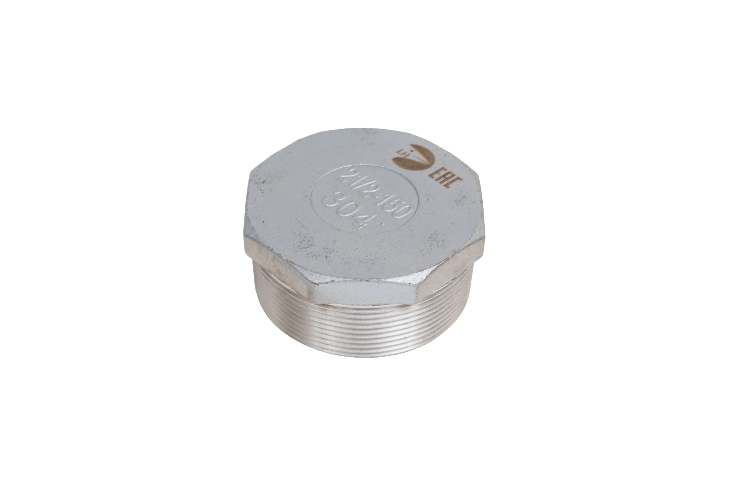 Заглушка NEWKEY Н/Р 6-ти гранная нержавеющая сталь AISI304 DN65 (2_1/2), (CF8), PN16 NK-DT65/4