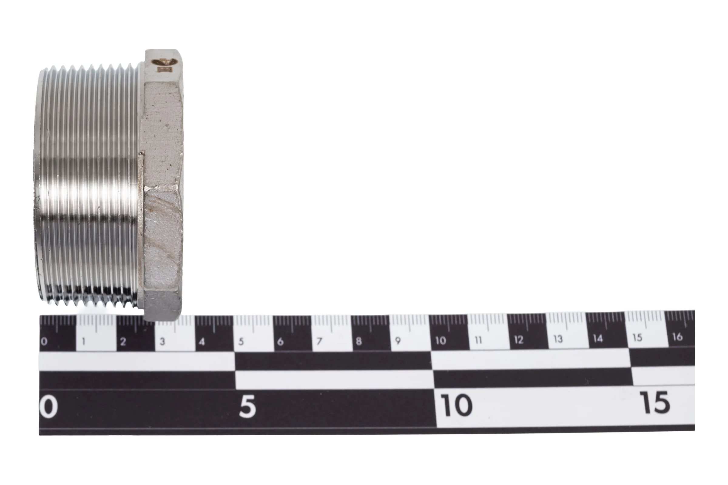 Заглушка NEWKEY Н/Р 6-ти гранная нержавеющая сталь AISI304 DN50 (2), (CF8), PN16 NK-DT50/4