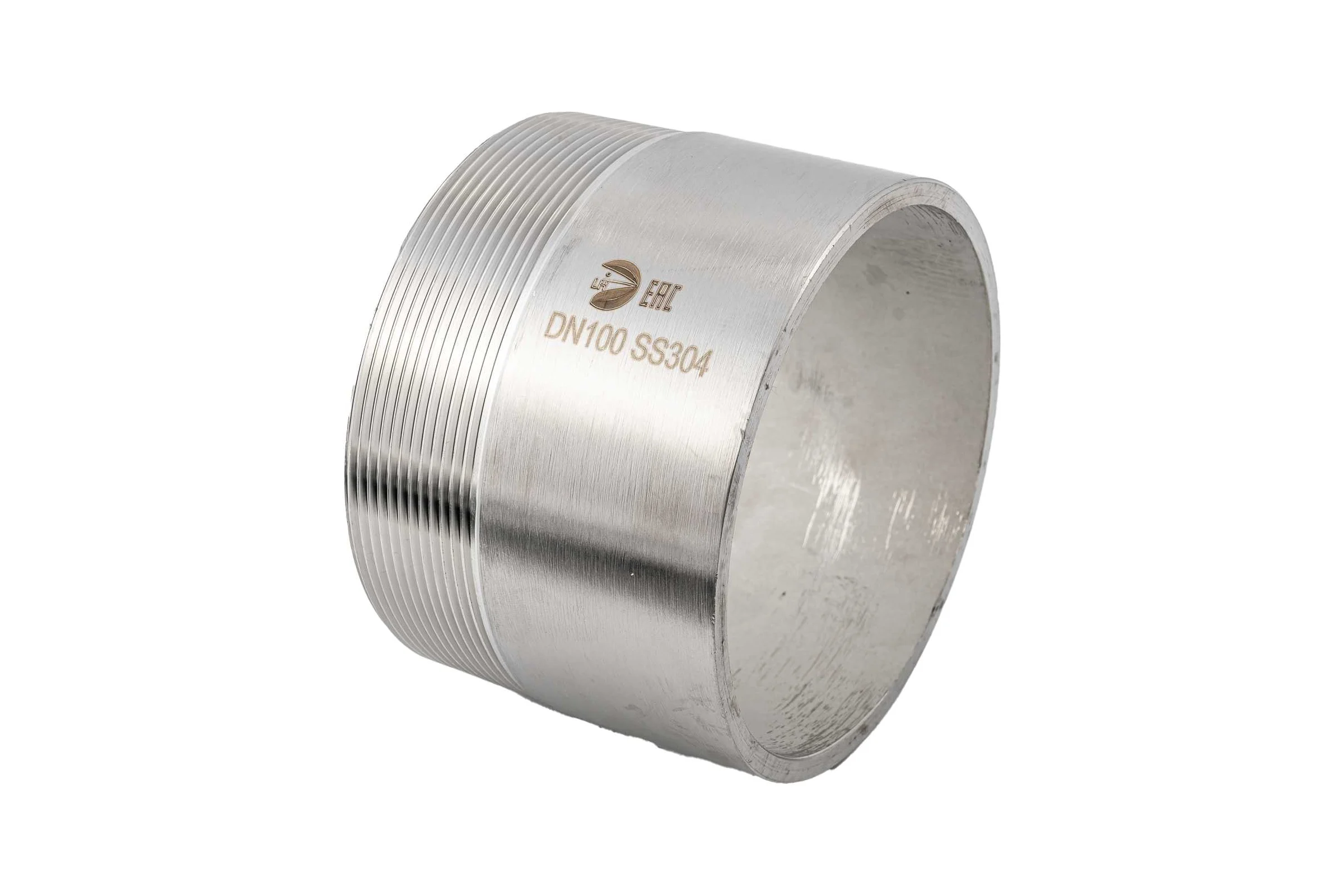 Ниппель приварной NEWKEY нержавеющая сталь AISI304 DN 100 (4), (CF8), PN16 NK-NE100/4