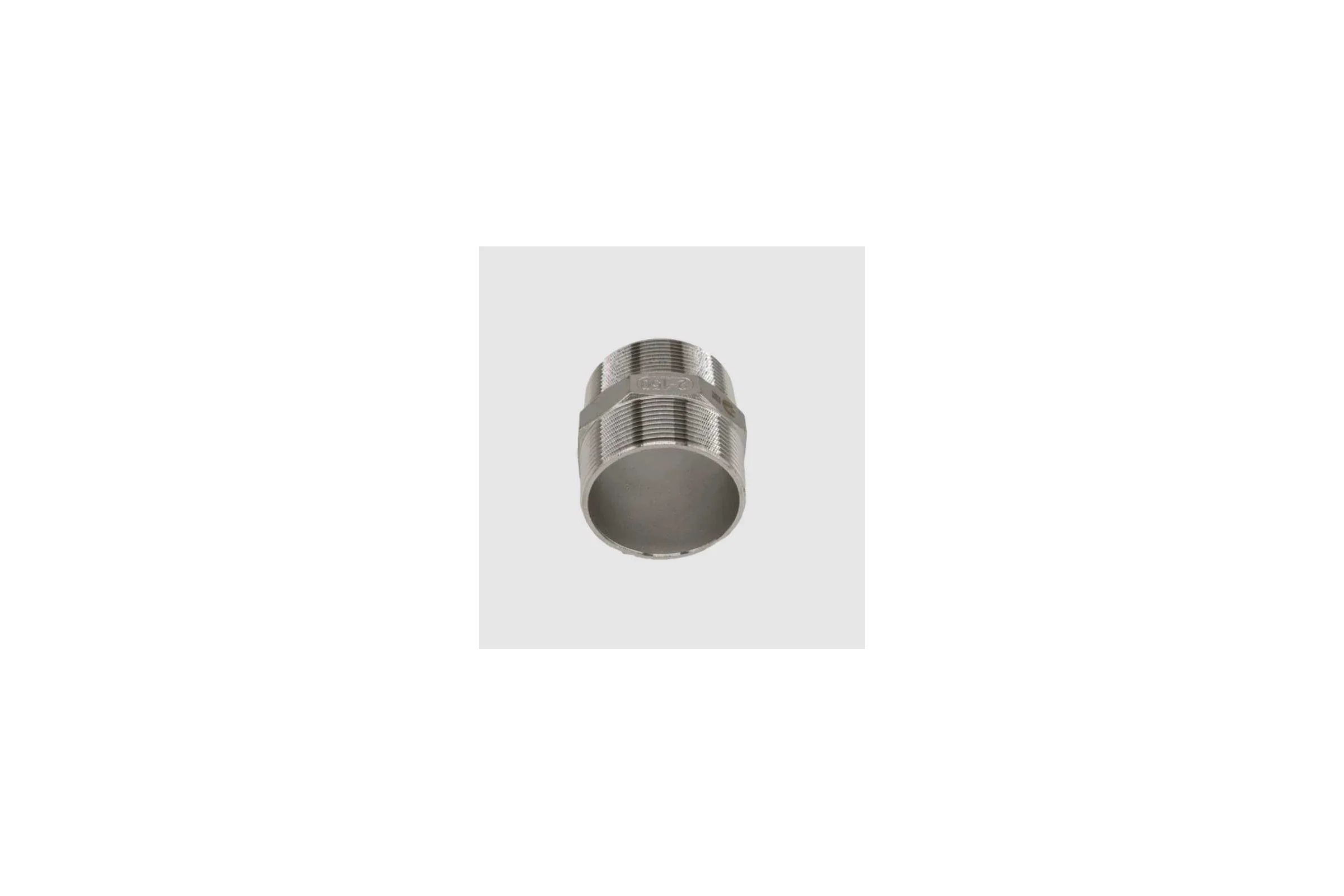 Ниппель резьбовой NEWKEY нержавеющая сталь AISI304 DN 100 (4), (CF8), PN16 NK-NM100/4