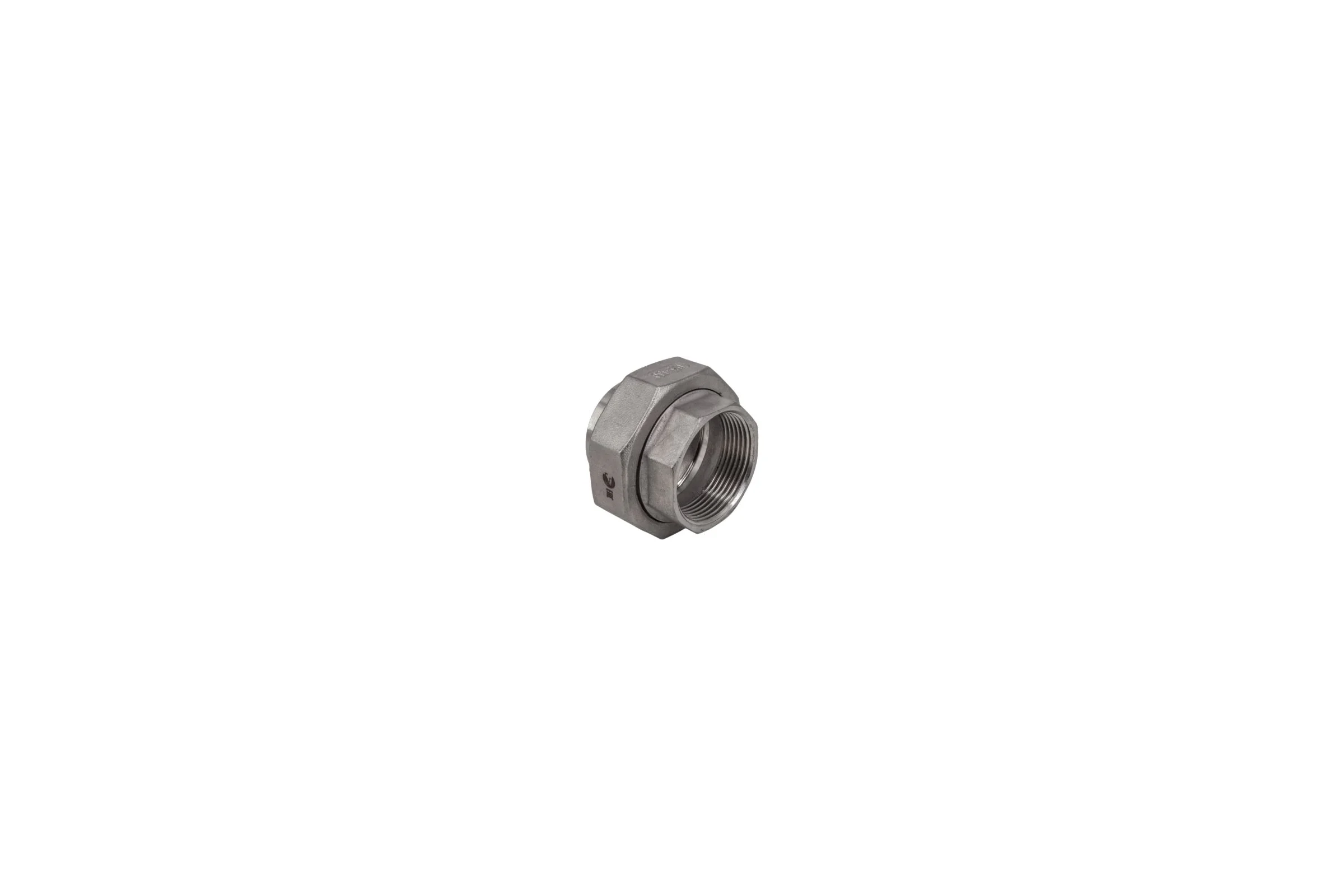 Американка NEWKEY с/вр нержавеющая сталь AISI304 DN15 (1/2), (CF8), PTFE, PN16 NK-AW/D15/4