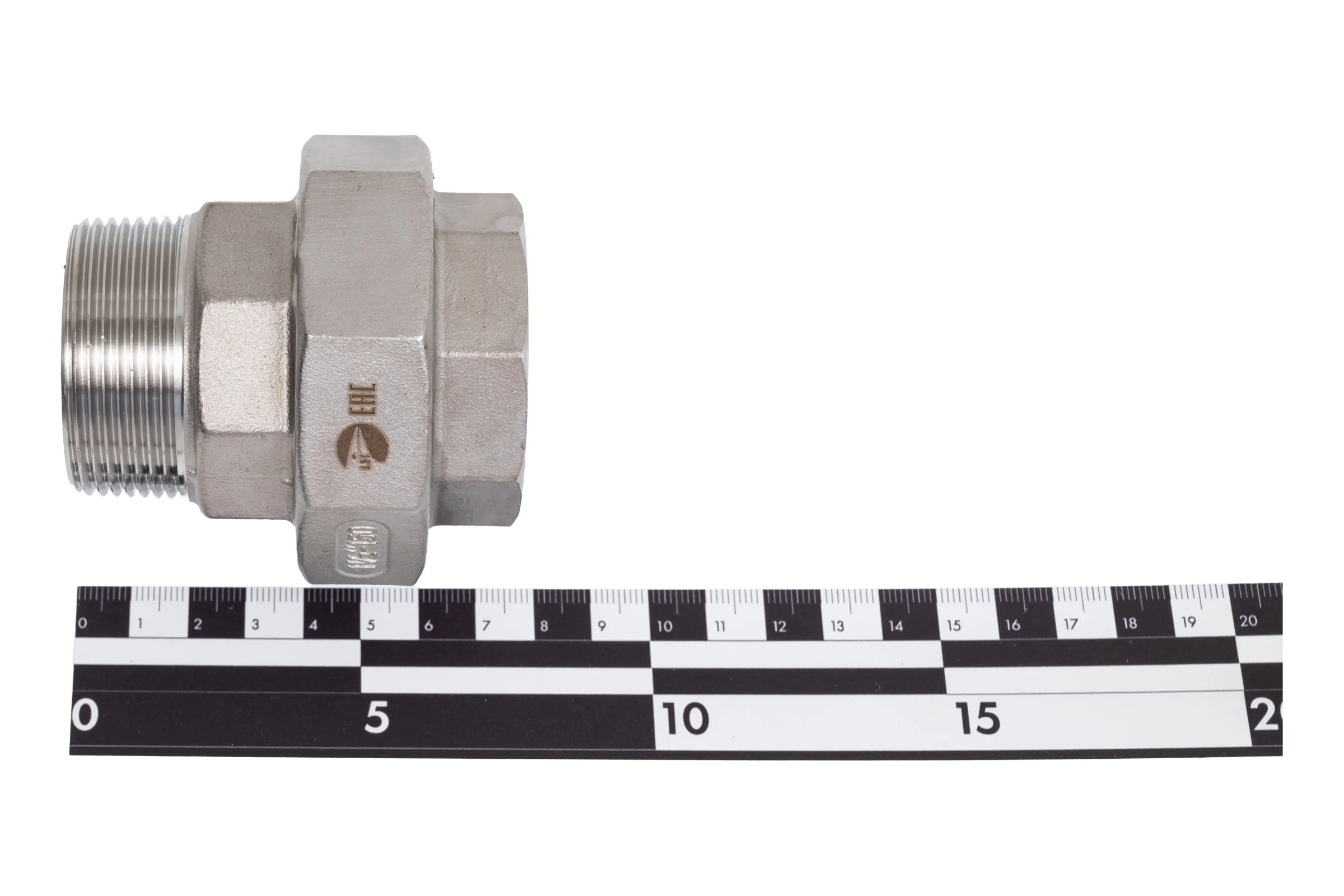 Американка NEWKEY нр/вр нержавеющая, AISI304 DN40 (1_1/2), (CF8), PTFE, PN16 NK-ADM40/4