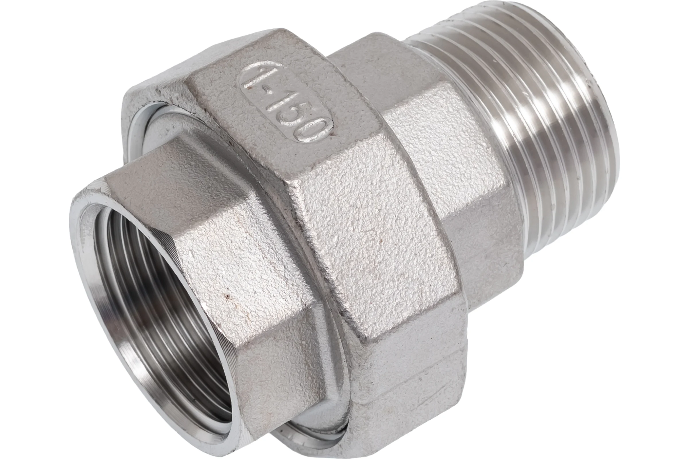 Американка NEWKEY нр/вр нержавеющая, AISI304 DN25 (1), (CF8), PTFE, PN16 NK-ADM25/4