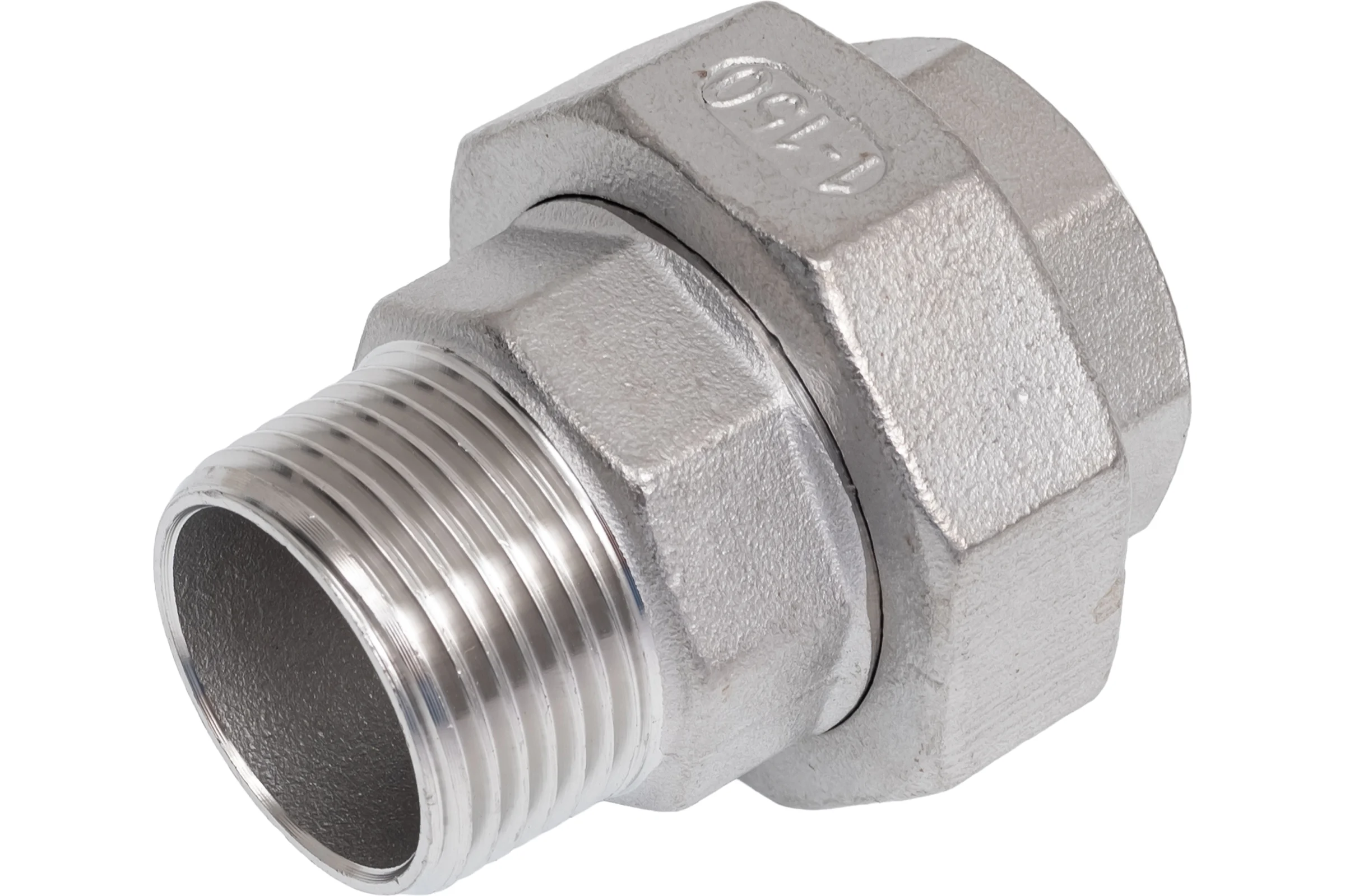 Американка NEWKEY нр/вр нержавеющая, AISI304 DN25 (1), (CF8), PTFE, PN16 NK-ADM25/4