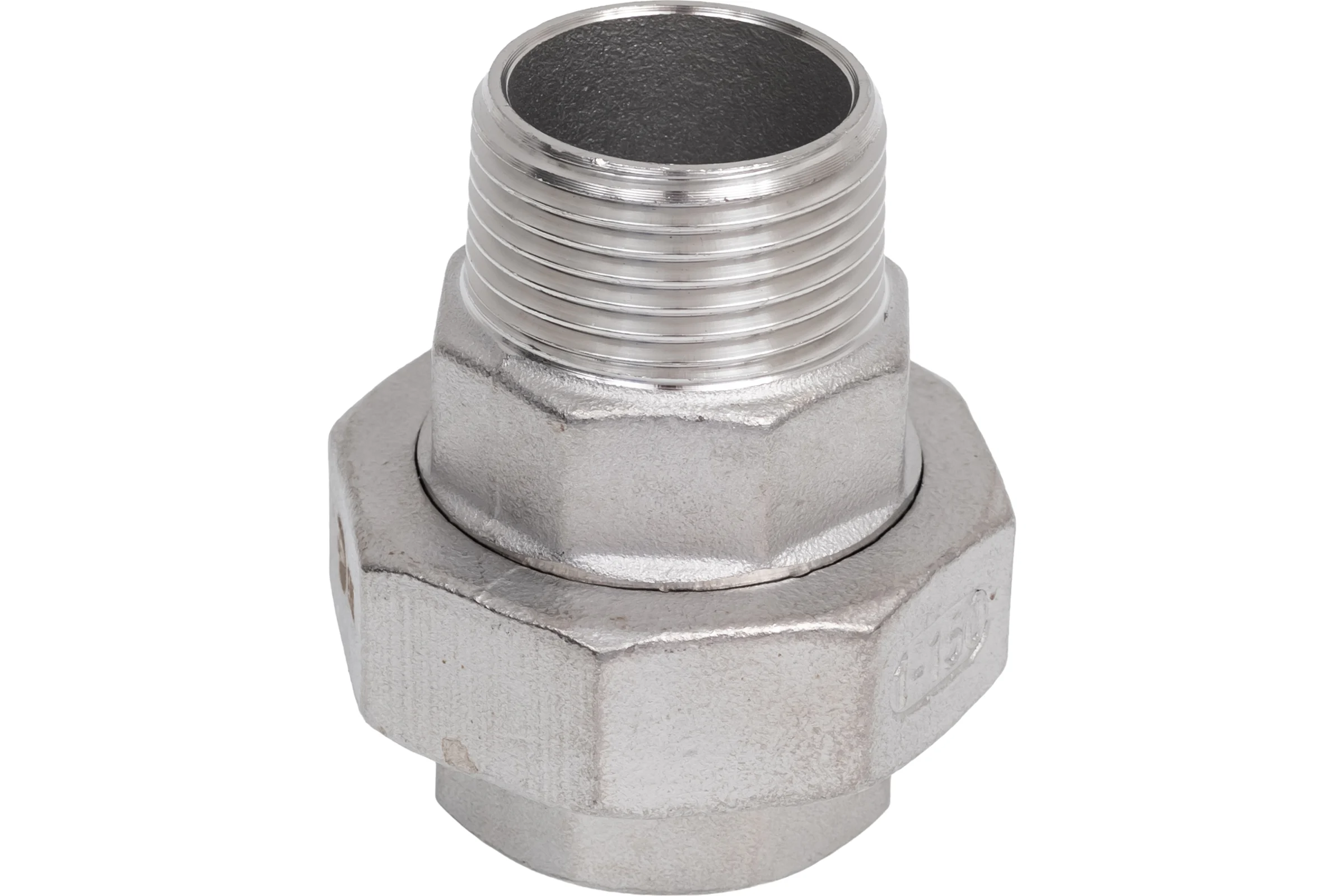 Американка NEWKEY нр/вр нержавеющая, AISI304 DN25 (1), (CF8), PTFE, PN16 NK-ADM25/4