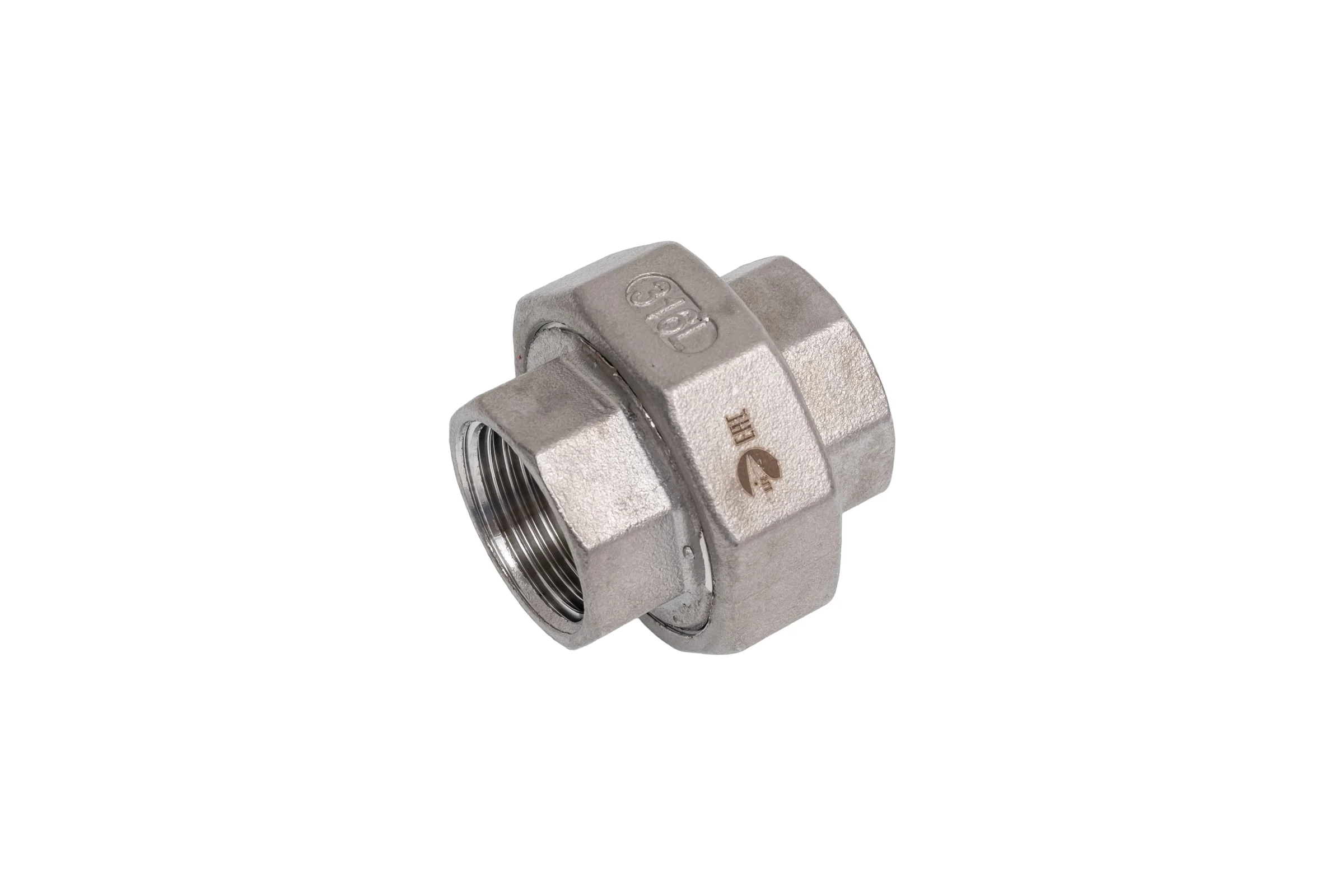 Американка NEWKEY вр/вр нержавеющая, AISI316 DN20 (3/4), (CF8М), PTFE, PN16 NK-ADD20/6