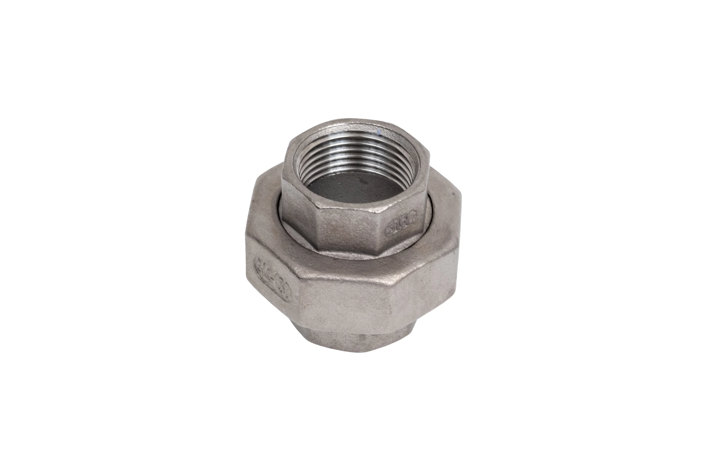 Американка NEWKEY вр/вр нержавеющая, AISI316 DN20 (3/4), (CF8М), PTFE, PN16 NK-ADD20/6
