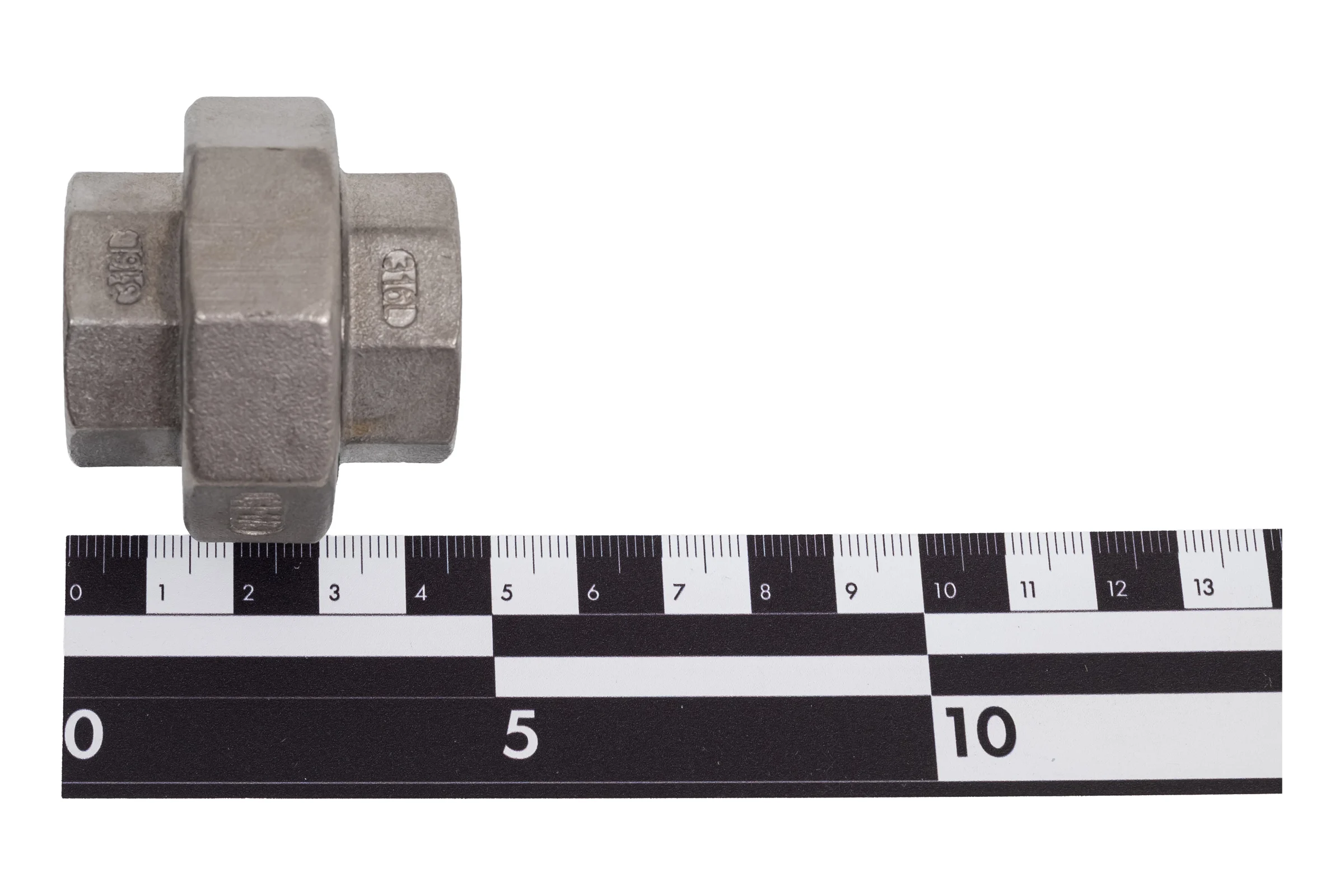 Американка NEWKEY вр/вр нержавеющая, AISI316 DN20 (3/4), (CF8М), PTFE, PN16 NK-ADD20/6