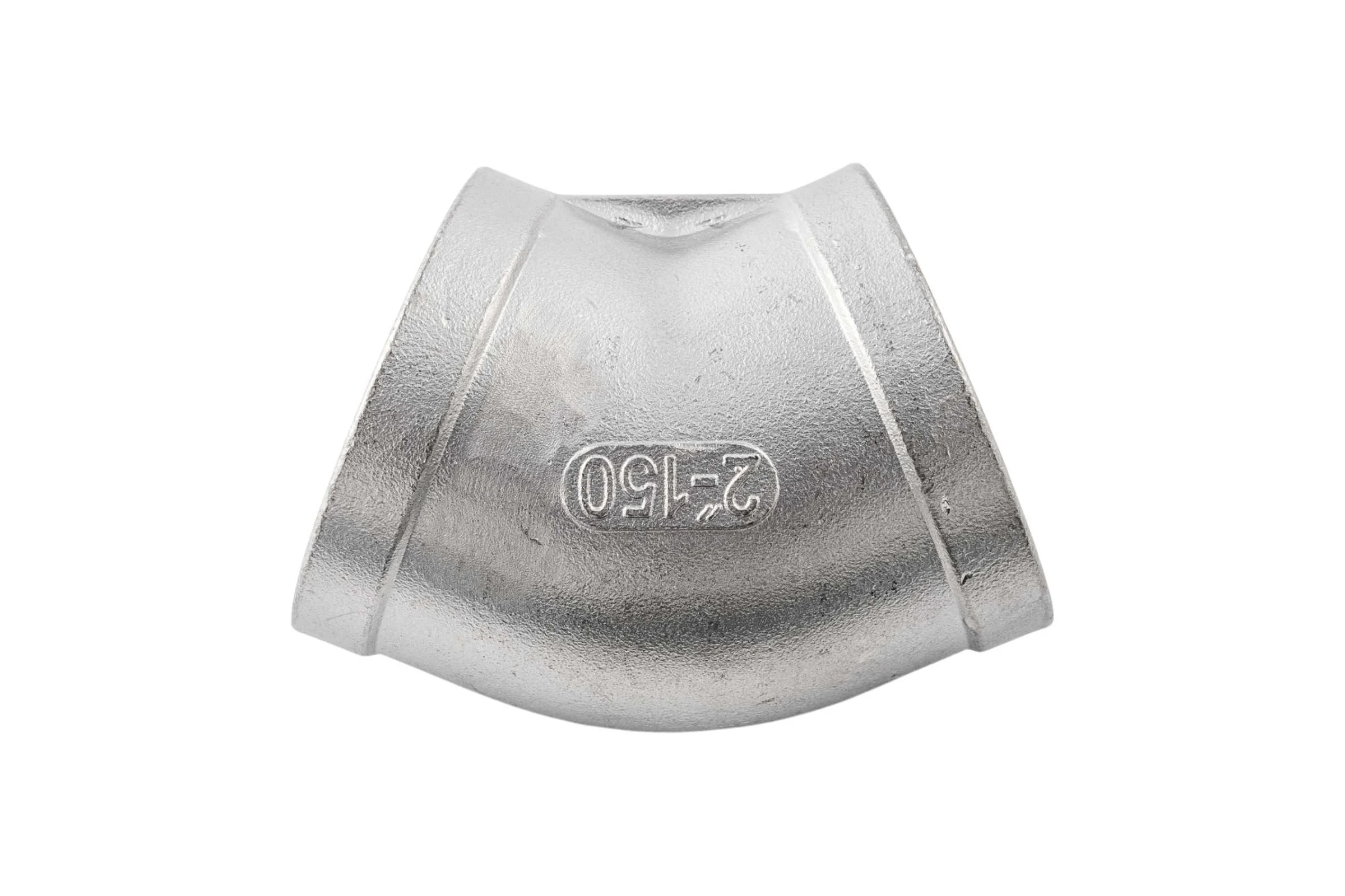 Отвод резьбовой NEWKEY вр/вр 45, нержавеющая сталь AISI304 DN50 (2), (CF8), PN16 NK-FEDD45_50/4